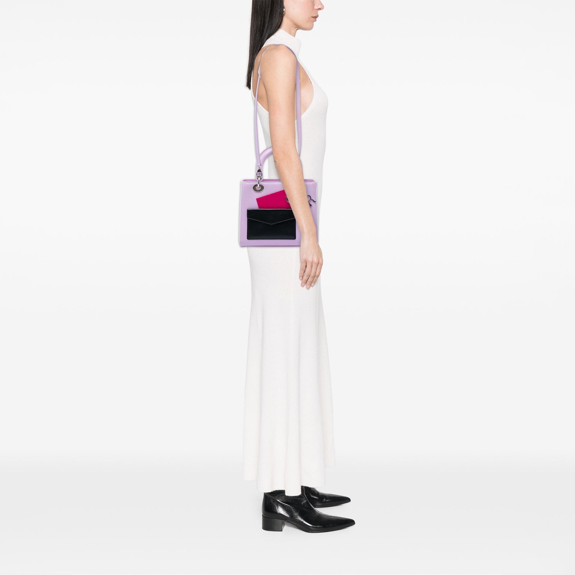 Dior Medium Calfskin Pockets Lady Dior