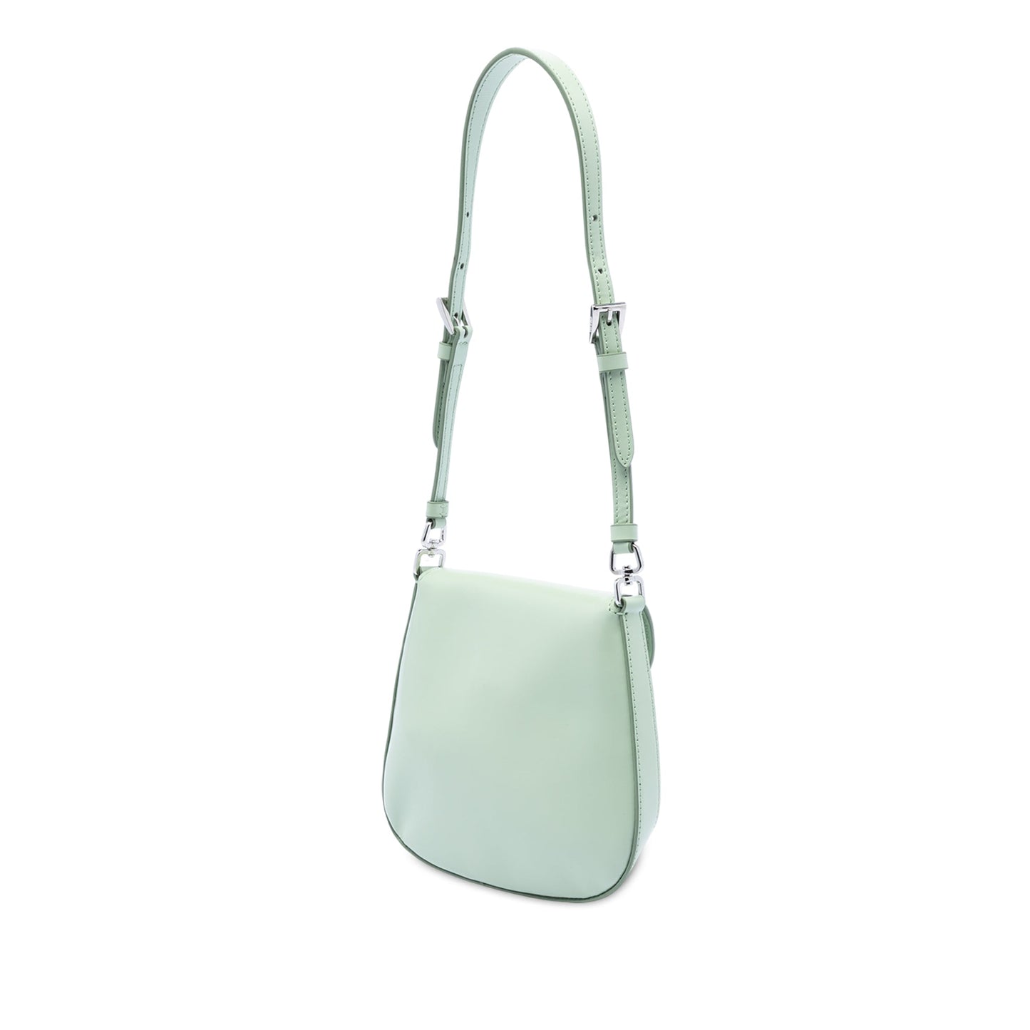 Prada Mini Brushed Leather Cleo Flap