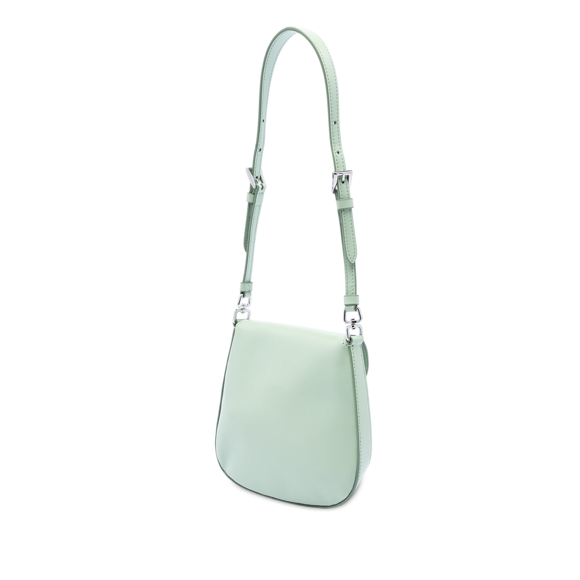 Prada Mini Brushed Leather Cleo Flap