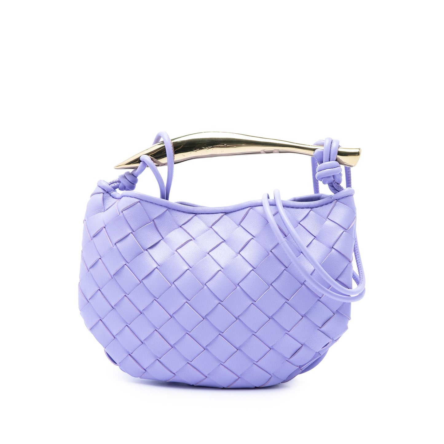 Bottega Veneta Baby Lambskin Intrecciato Sardine
