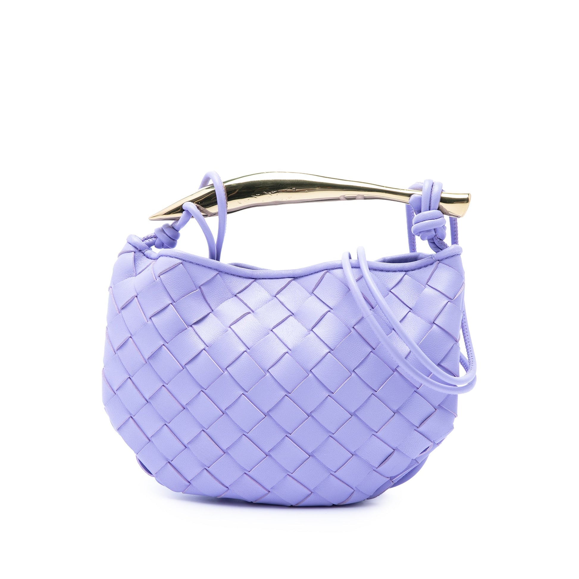 Bottega Veneta Baby Lambskin Intrecciato Sardine