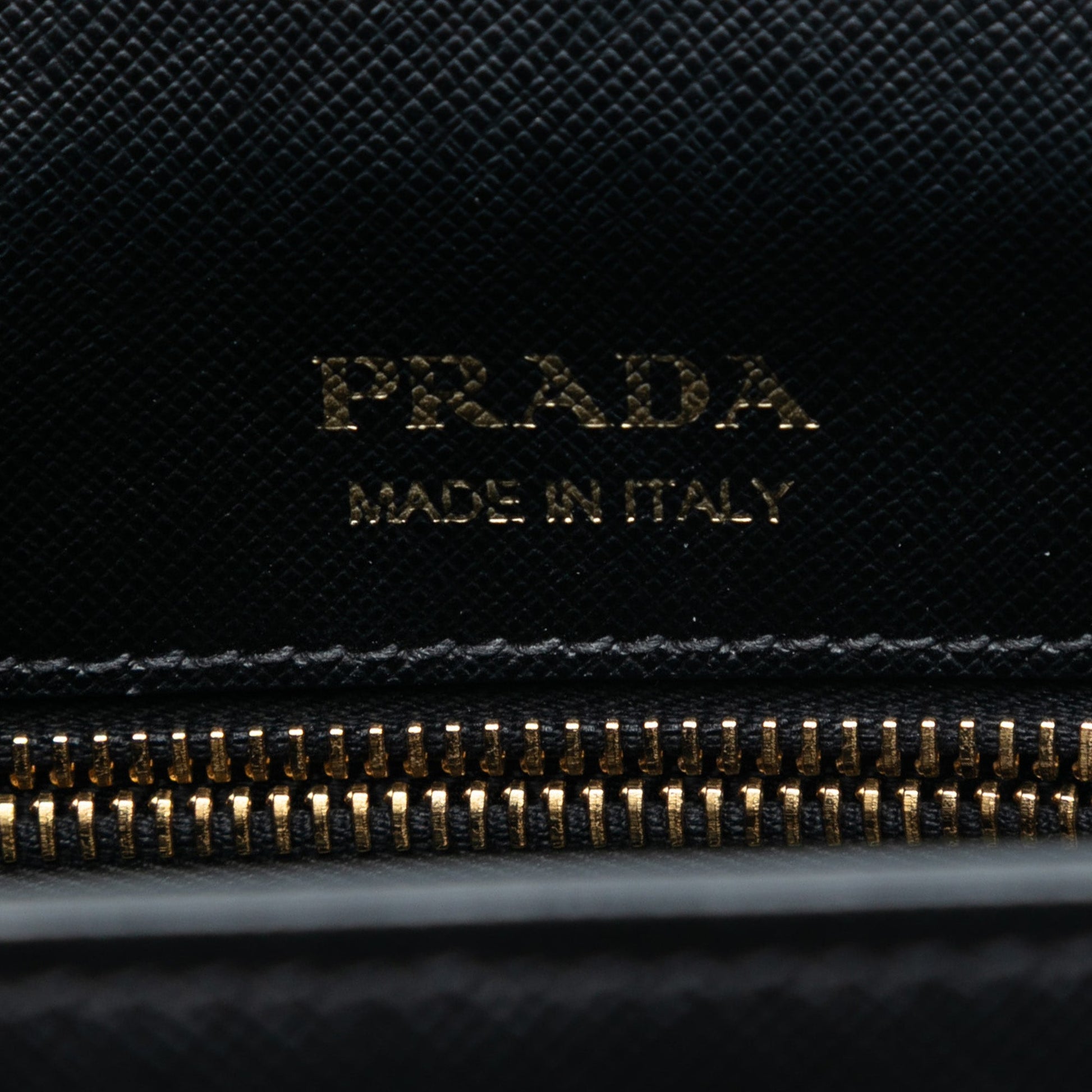 Prada Saffiano Lux Embossed Logo Convertible Tote