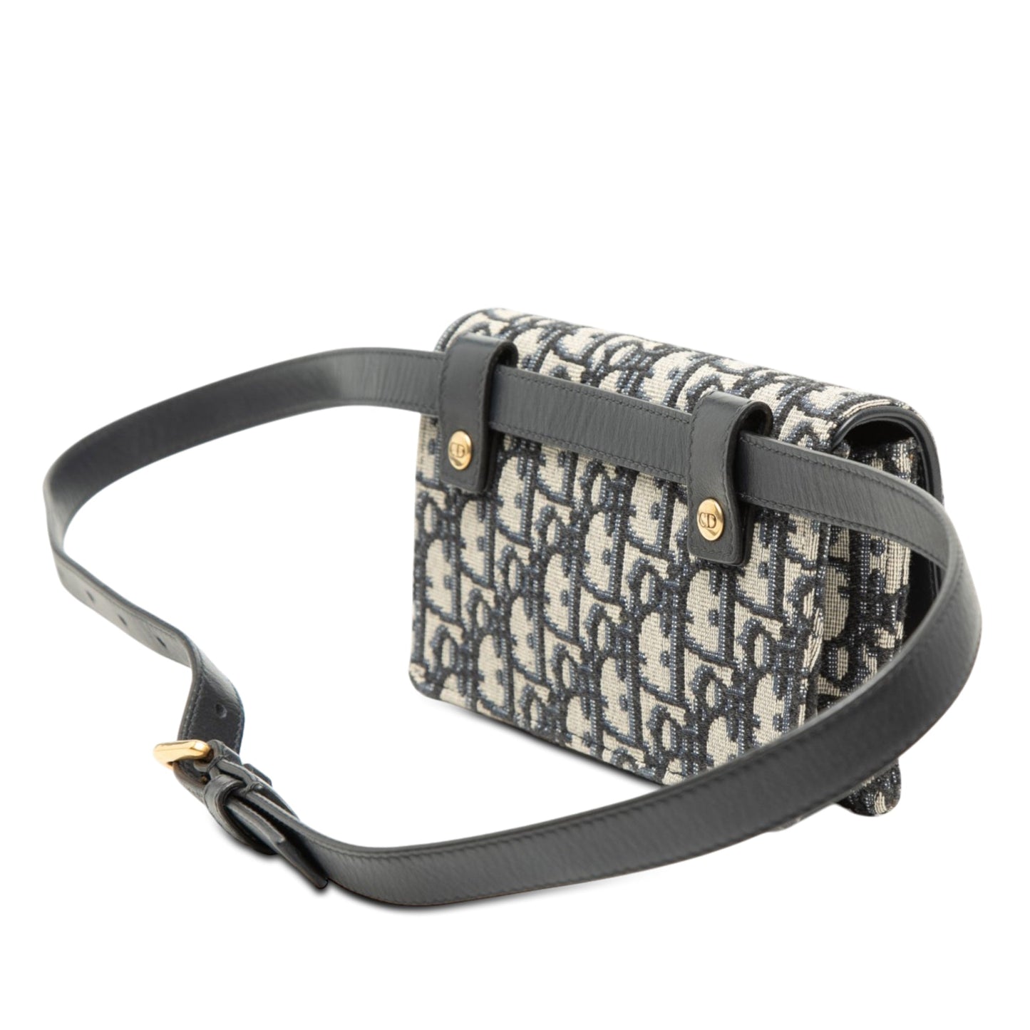 Dior Oblique Canvas Saddle Belt Bag