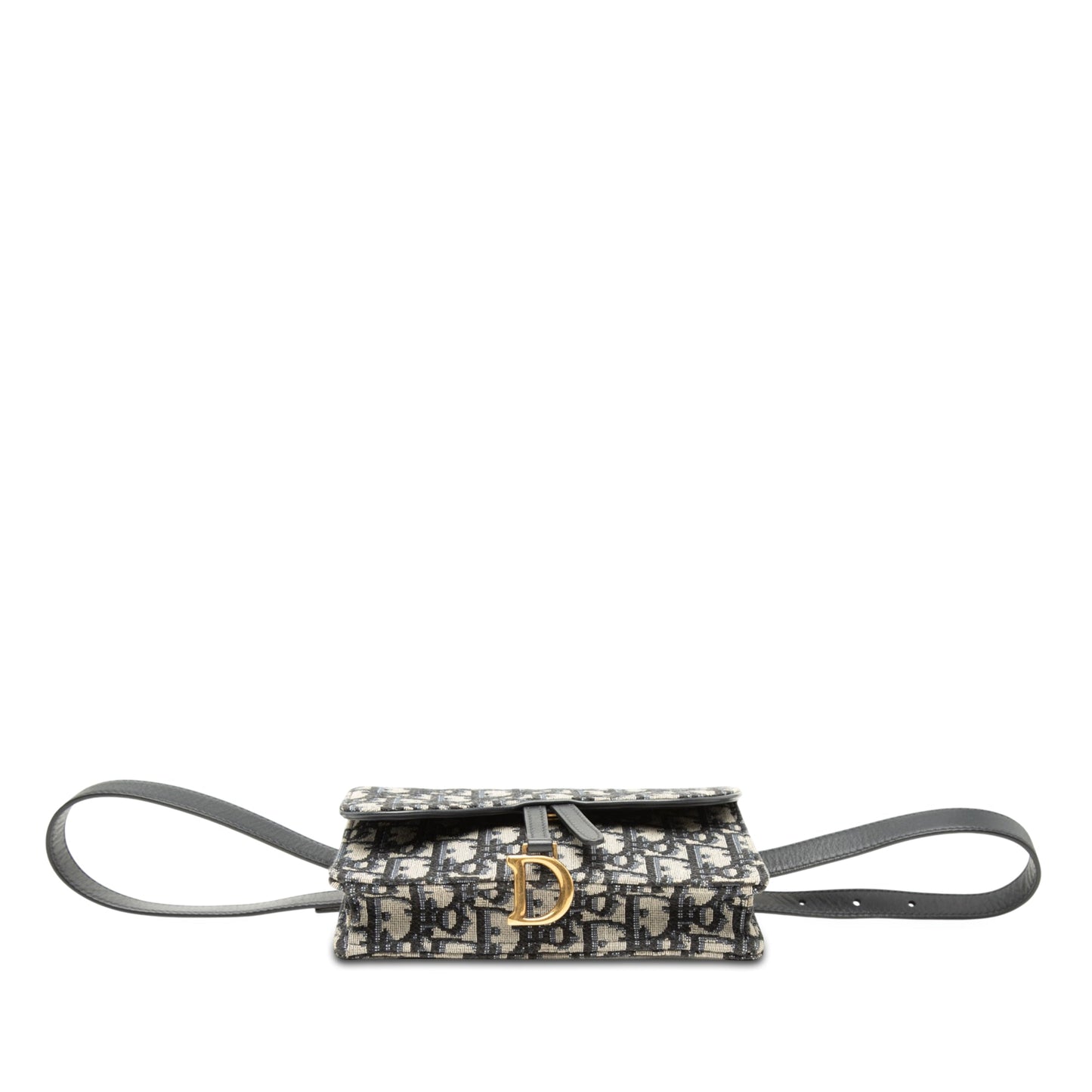 Dior Oblique Canvas Saddle Belt Bag