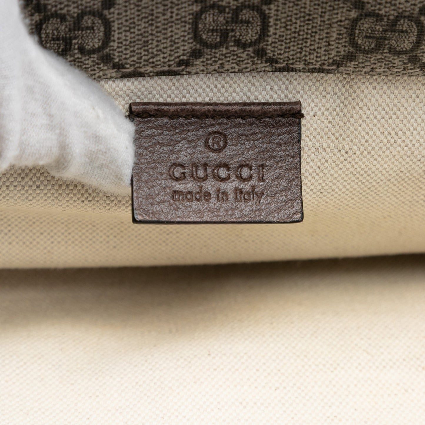 Gucci Medium GG Supreme Web Neo Vintage Double Flap Messenger Bag
