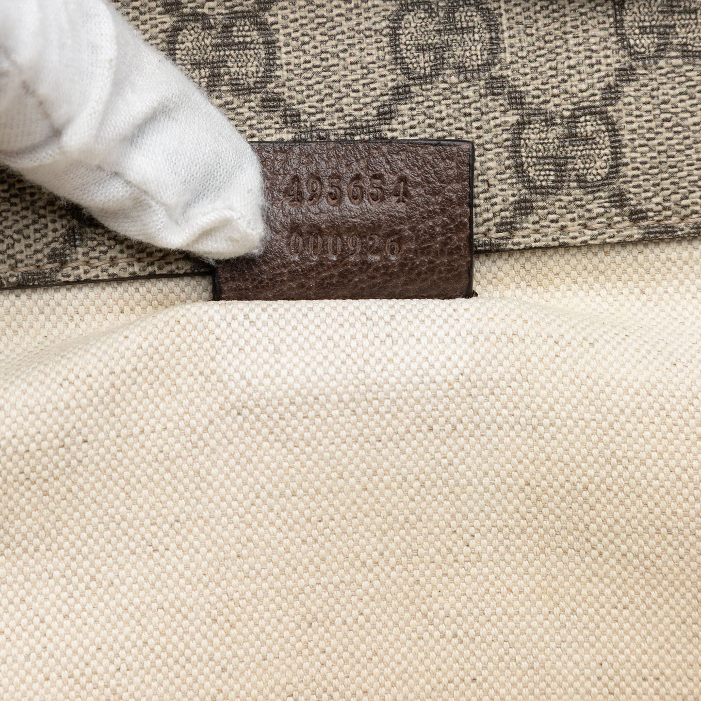 Gucci Medium GG Supreme Web Neo Vintage Double Flap Messenger Bag