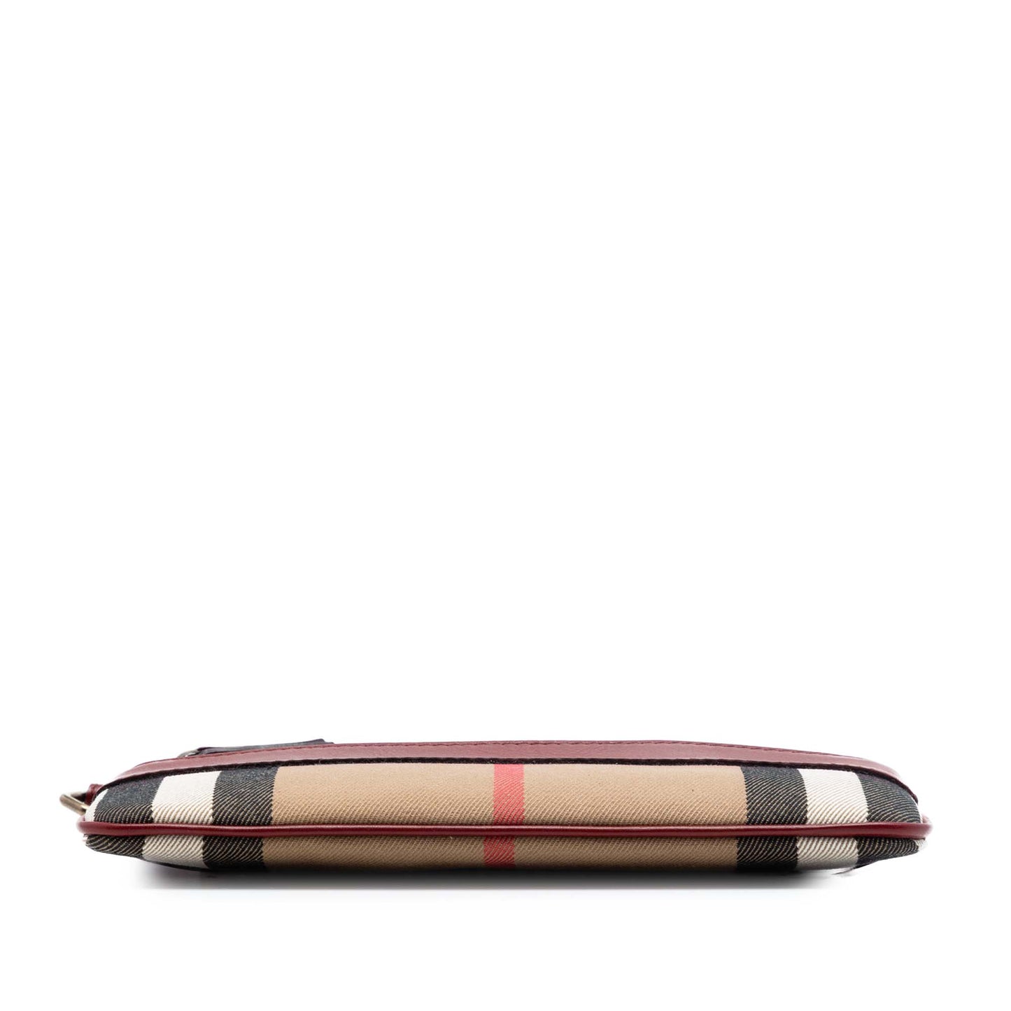 Burberry House Check Canvas Wristlet Clutch