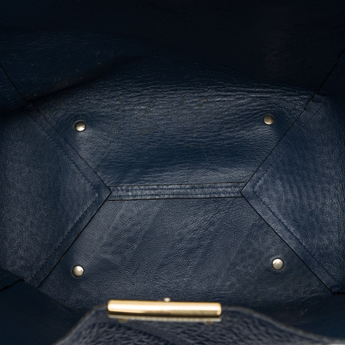 Burberry Small Elephant Embossed Calfskin Check Canterbury Tote