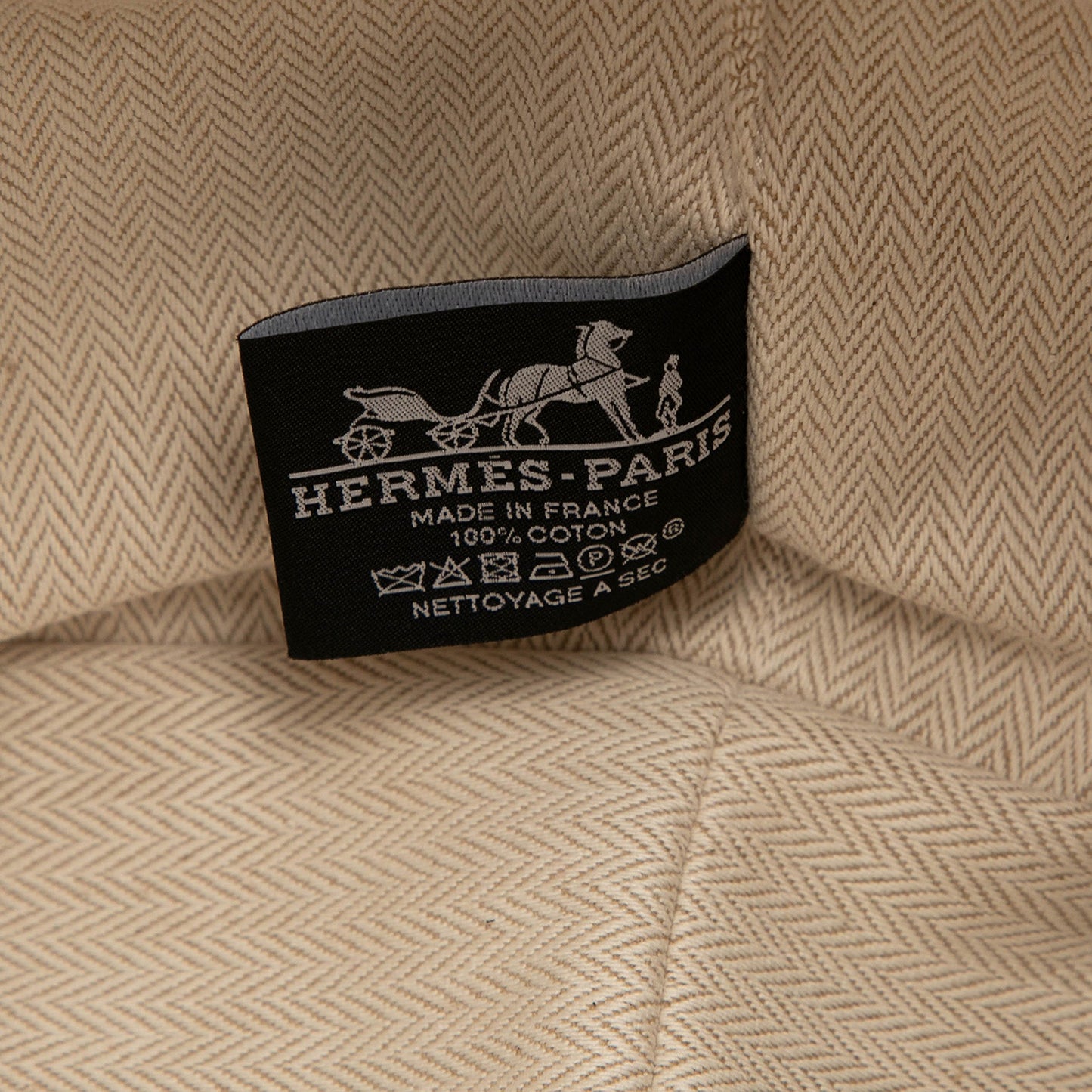 Hermès Large Toile Bride A Brac Case