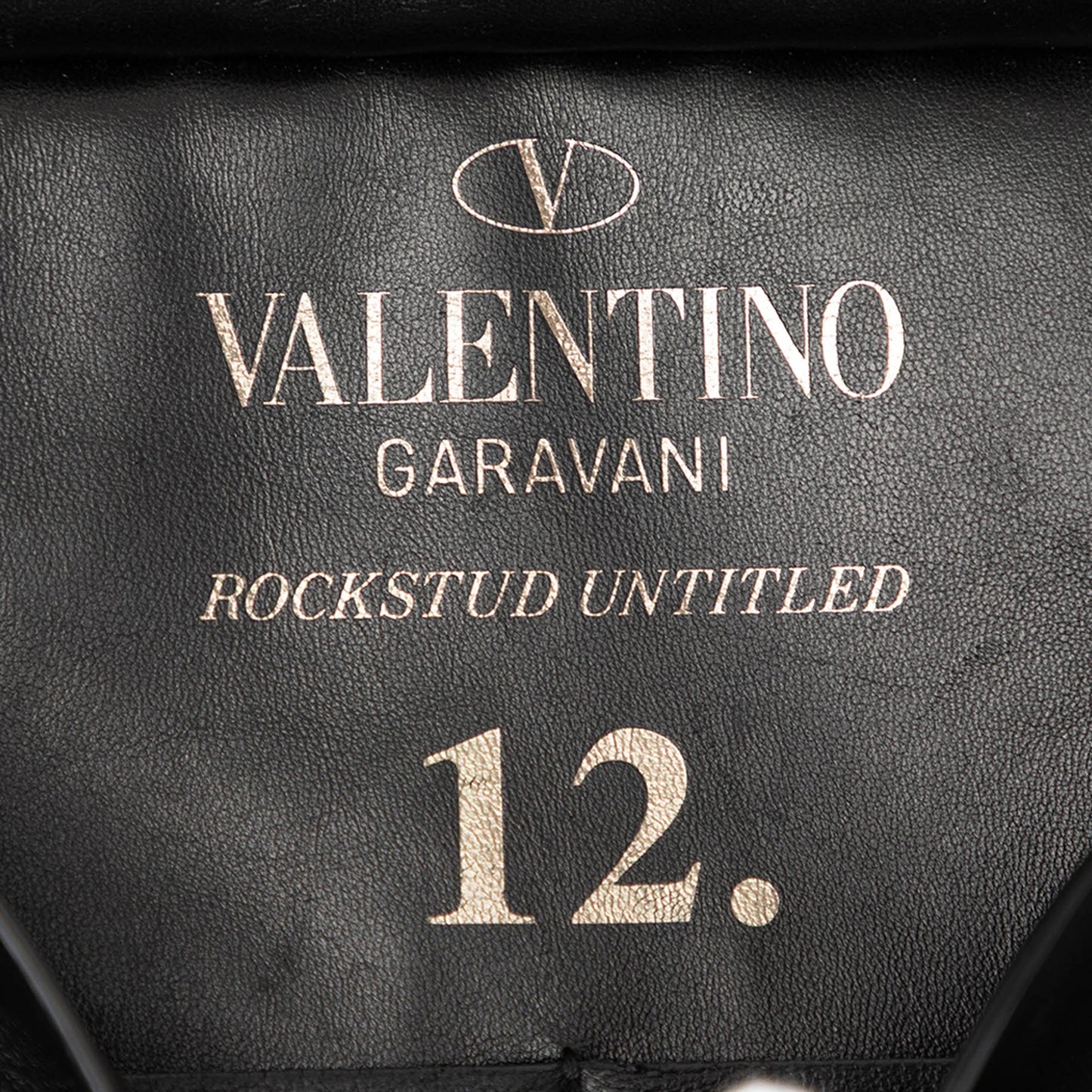 Valentino Leather Rockstud Untitled Envelope Clutch