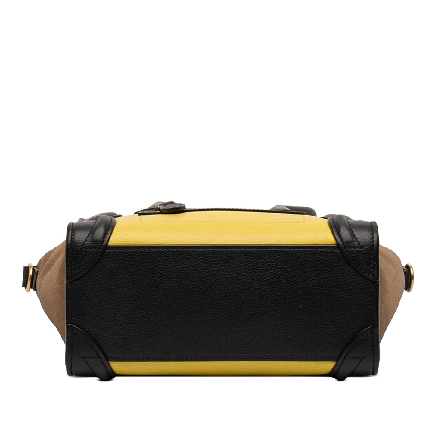 Celine Nano Tricolor Calfskin and Suede Luggage Tote
