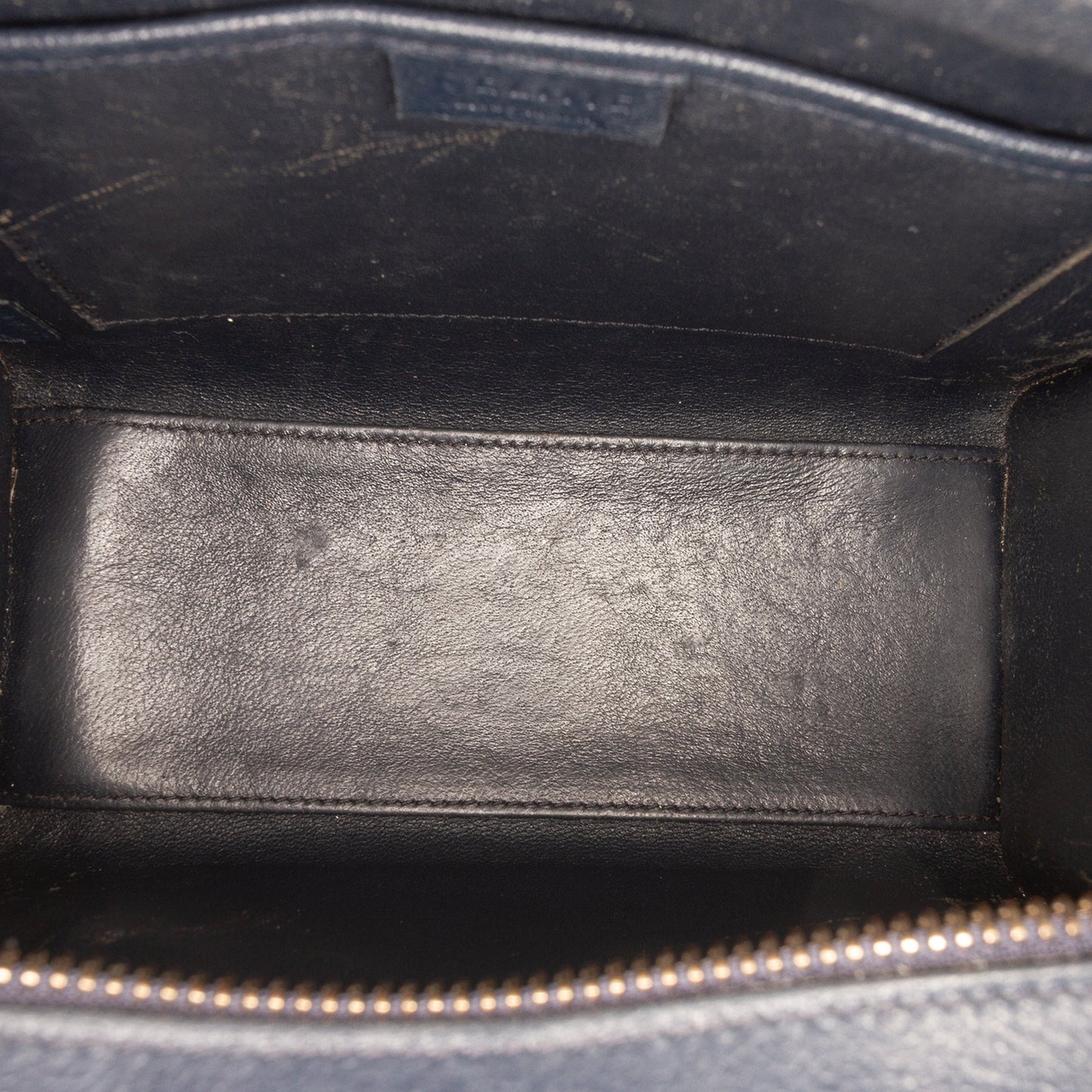 Celine Nano Tricolor Calfskin and Suede Luggage Tote