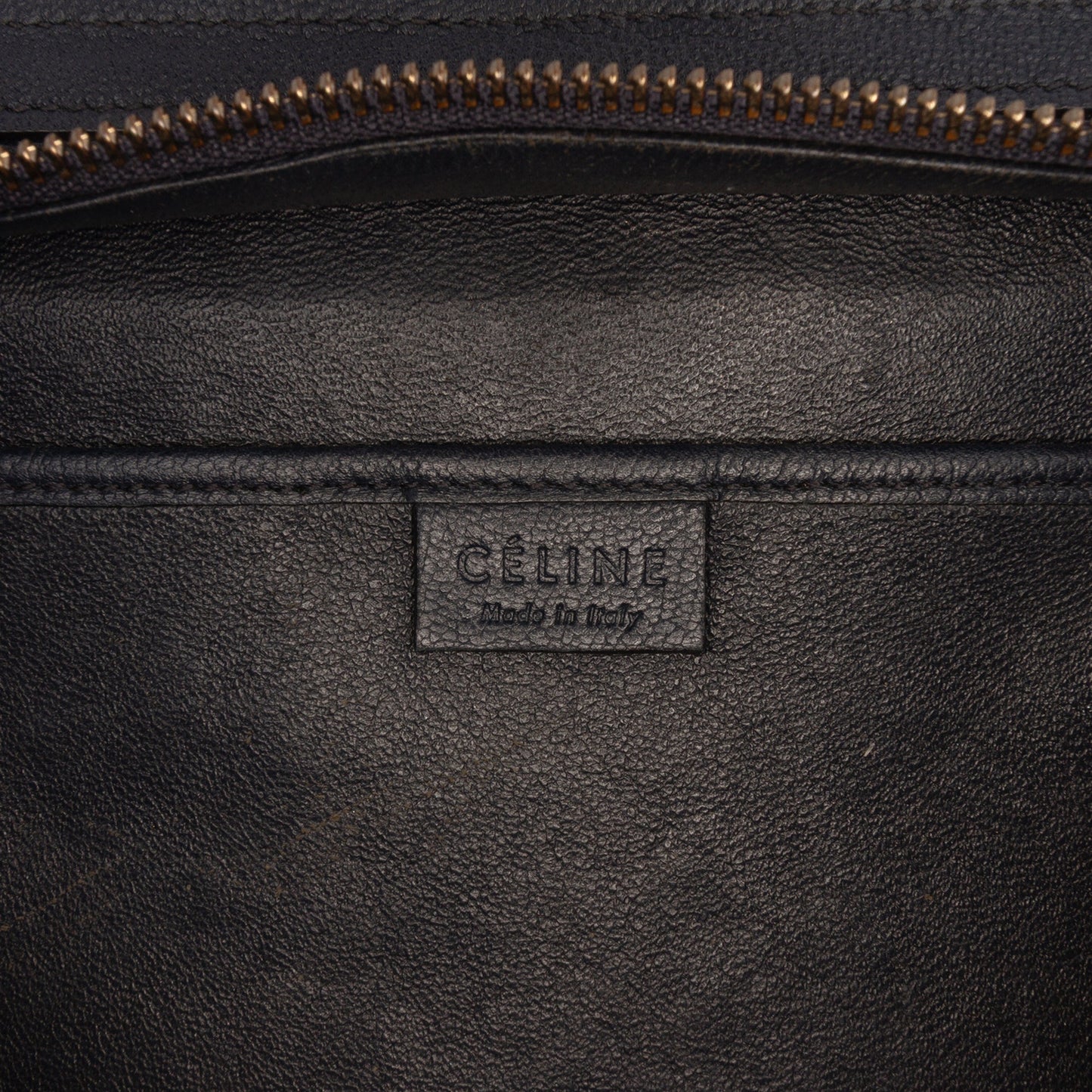 Celine Nano Tricolor Calfskin and Suede Luggage Tote