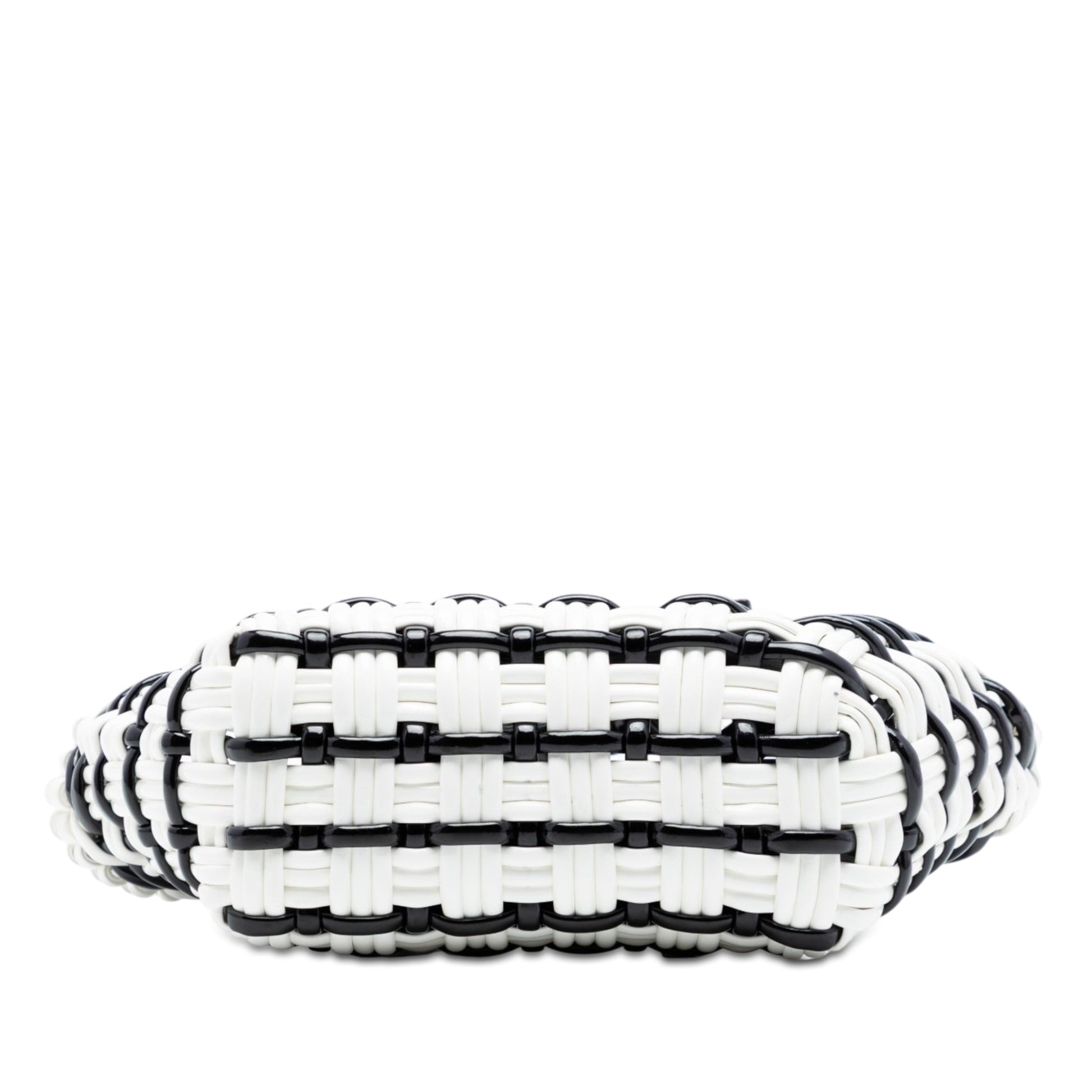 Balenciaga Faux Leather Bistro Basket Bag XXS