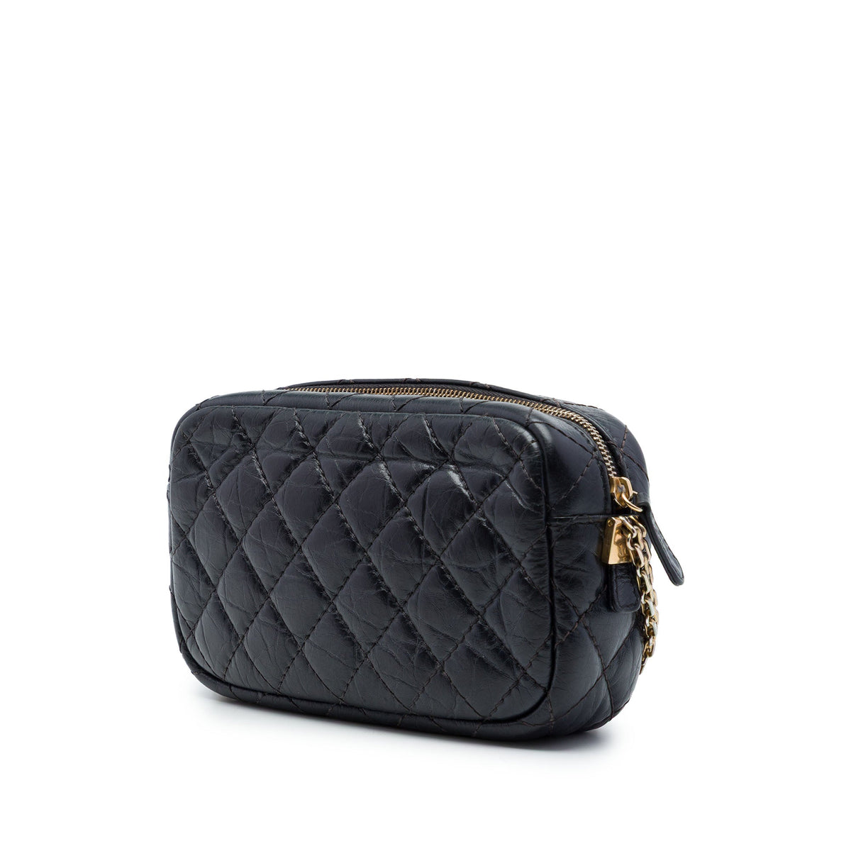 Chanel Mini Quilted Aged Calfskin Reissue Camera Bag
