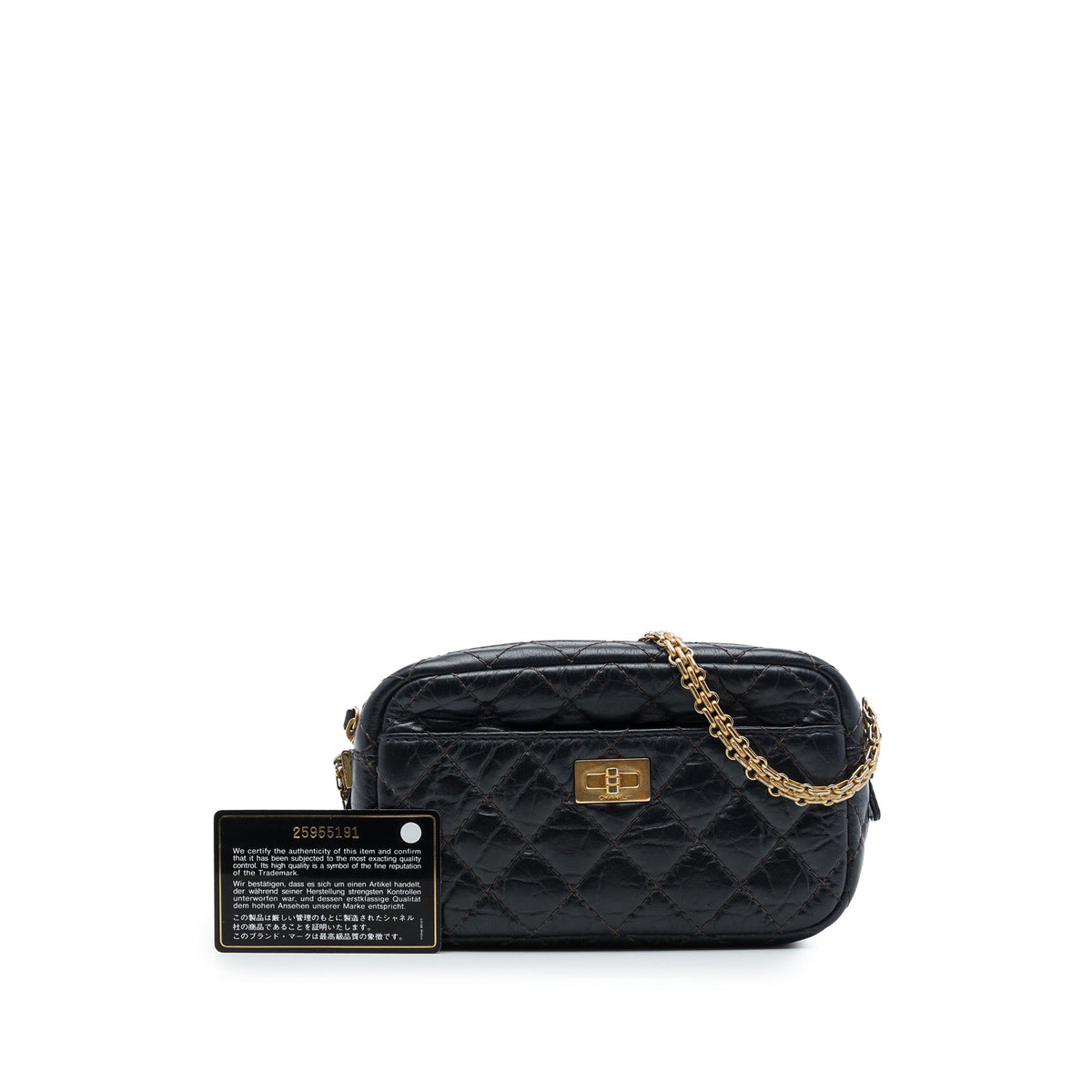 Chanel Mini Quilted Aged Calfskin Reissue Camera Bag