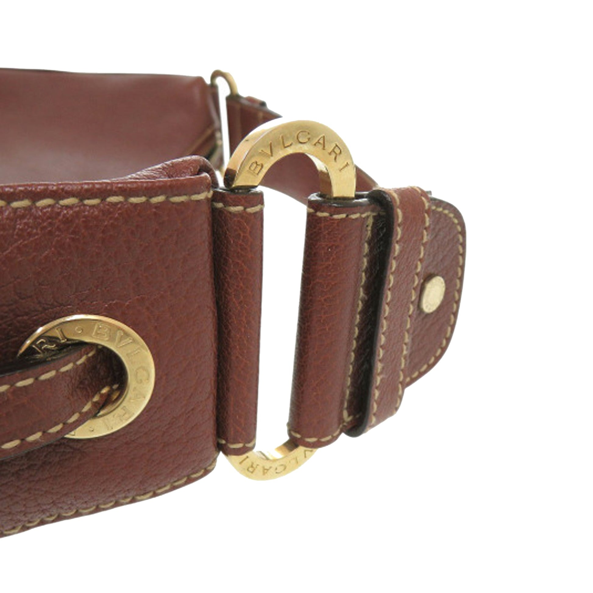 Bvlgari Leather Shoulder Bag
