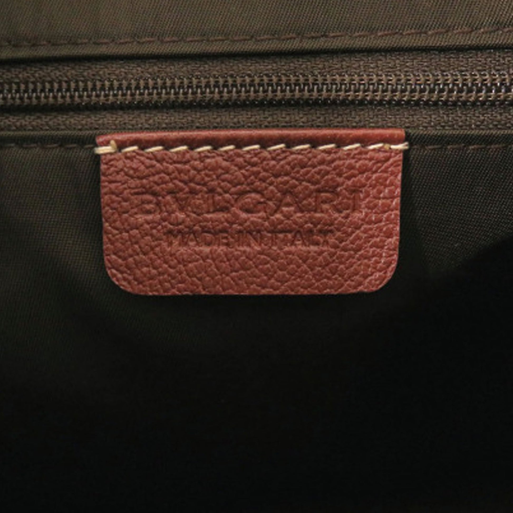 Bvlgari Leather Shoulder Bag