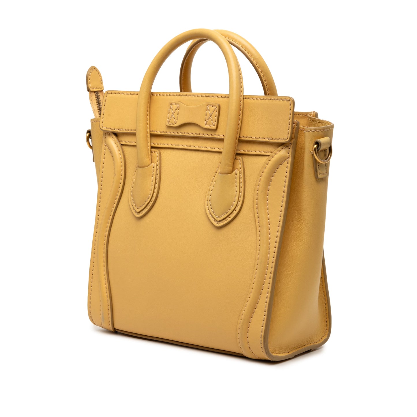 Celine Nano Leather Luggage Tote