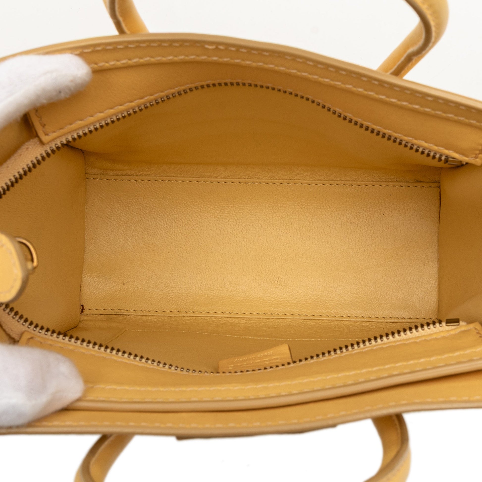 Celine Nano Leather Luggage Tote