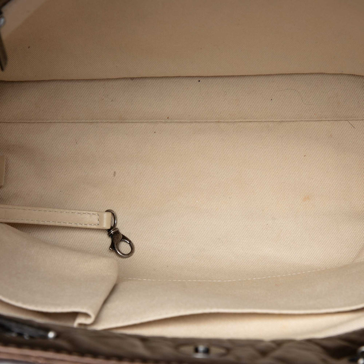 Chanel Quilted Metallic Aged Calfskin Reissue 2.55 Tote — Brown