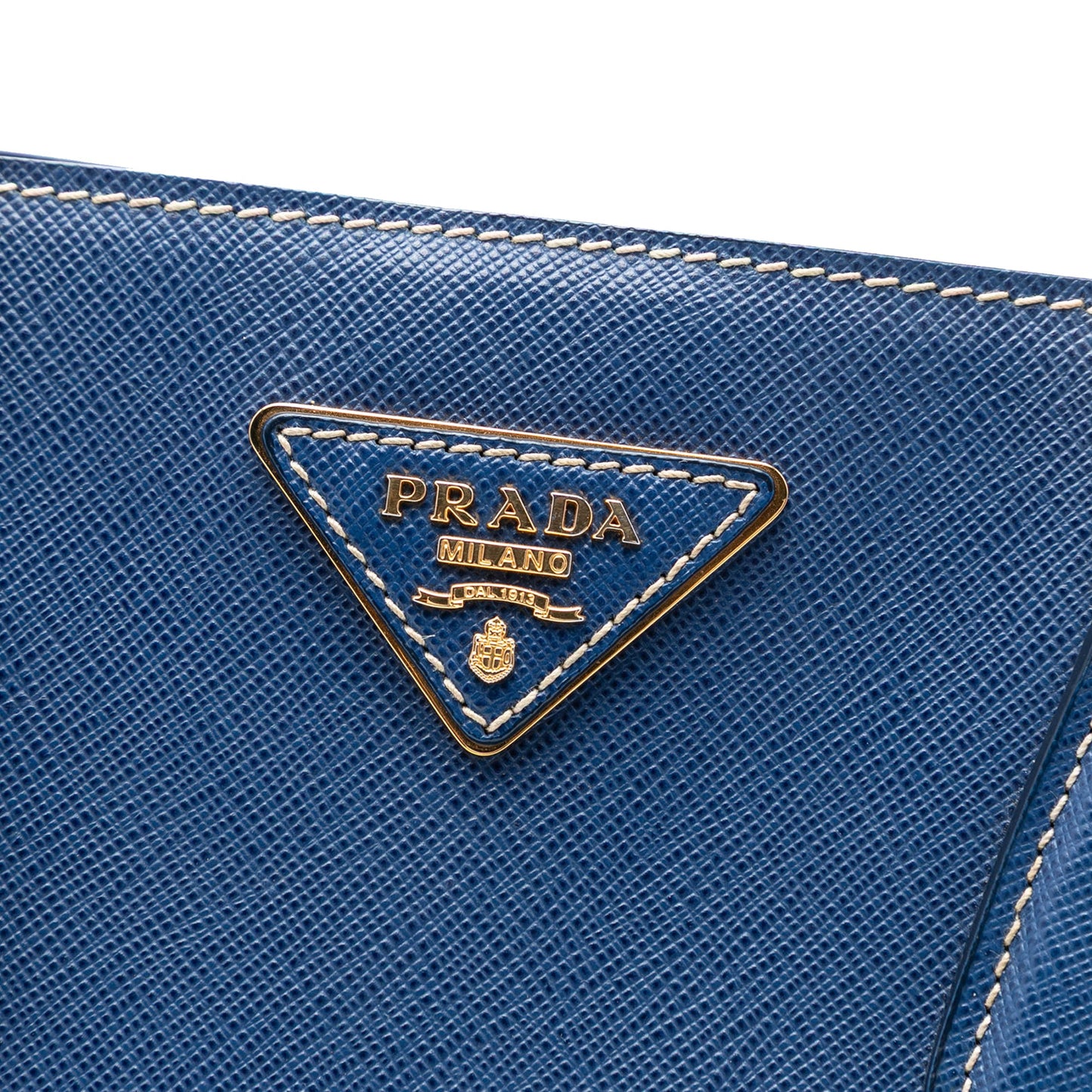 Prada Medium Bicolor Saffiano Lux Galleria Satchel