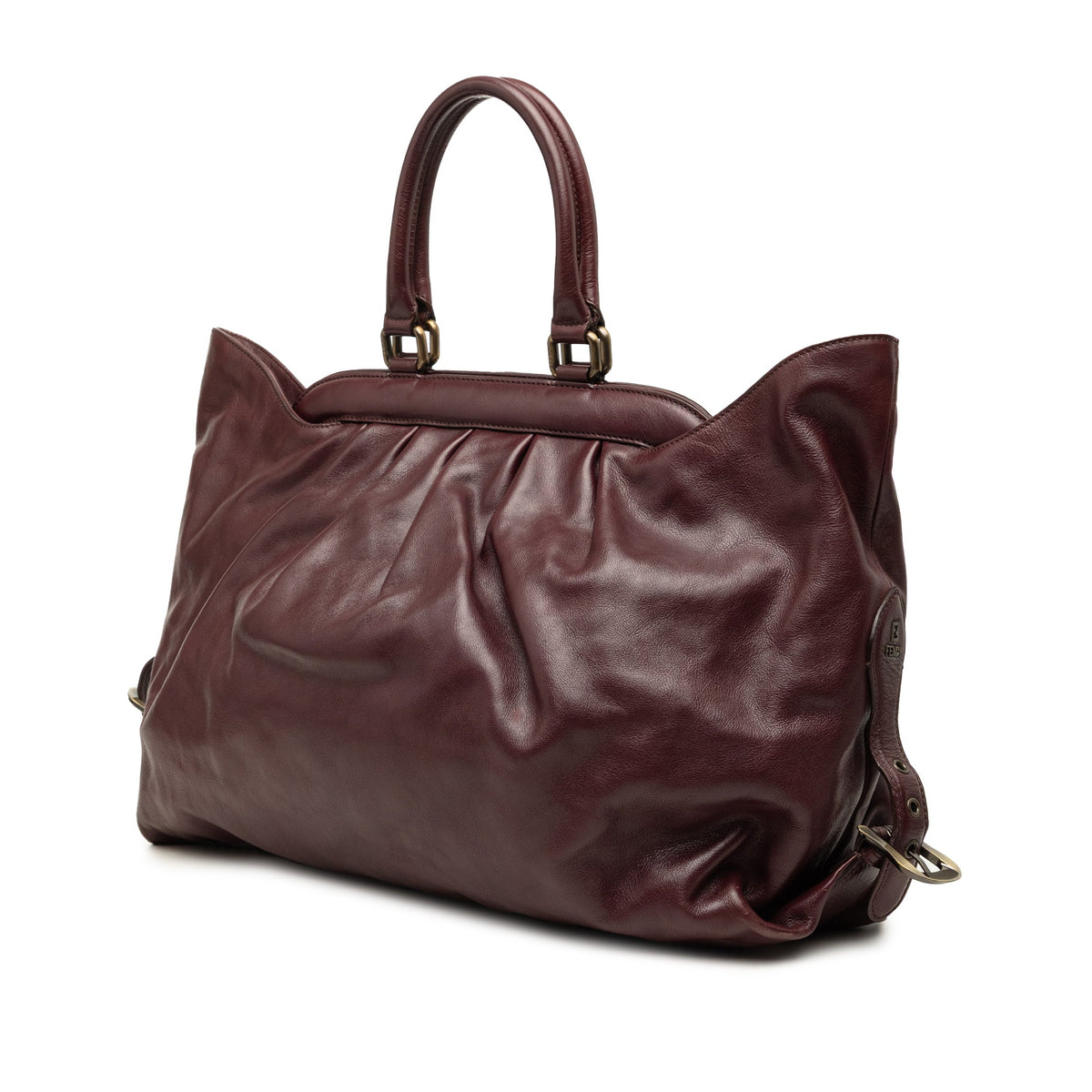Fendi Leather Doctor B Handbag