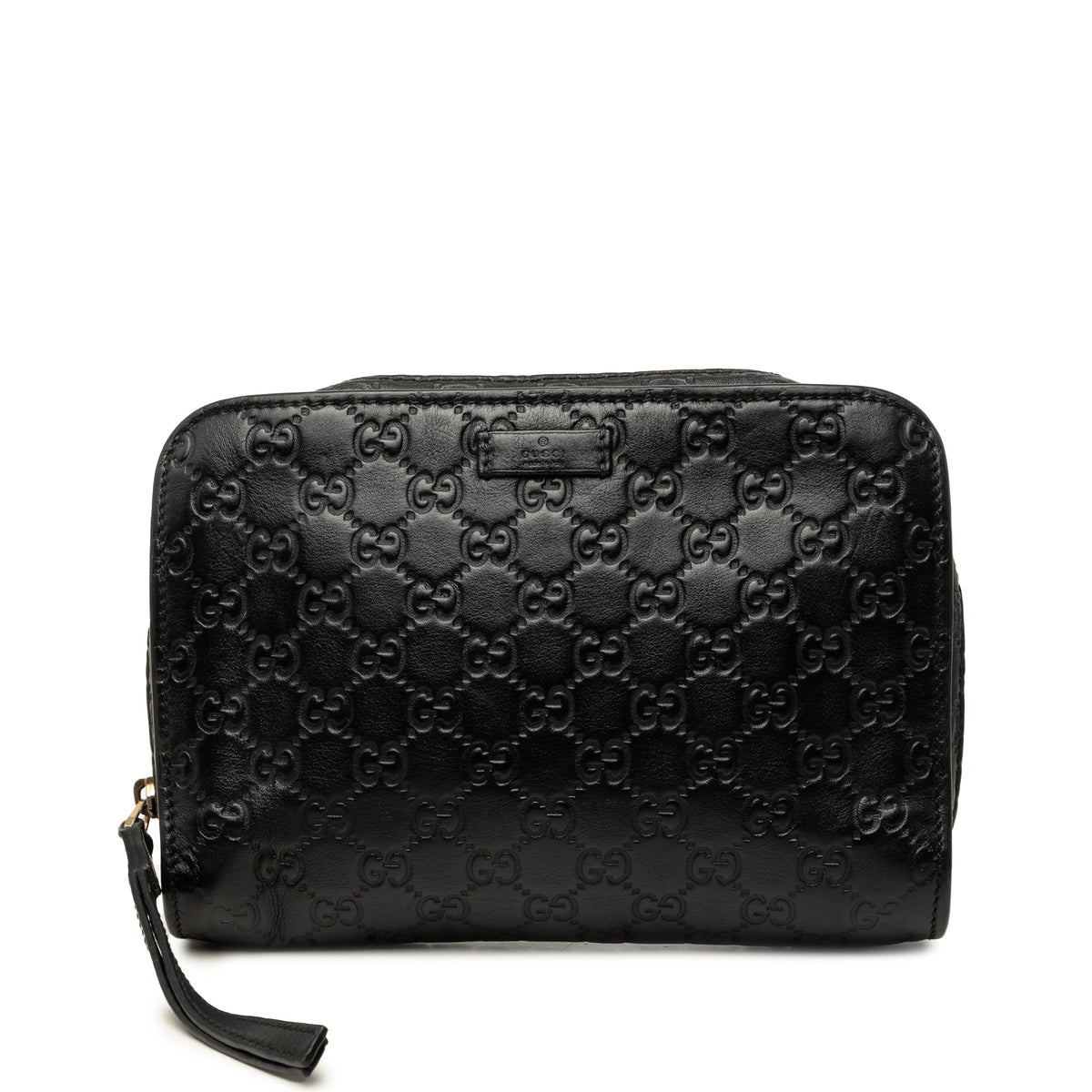 Gucci Guccissima Clutch — Black
