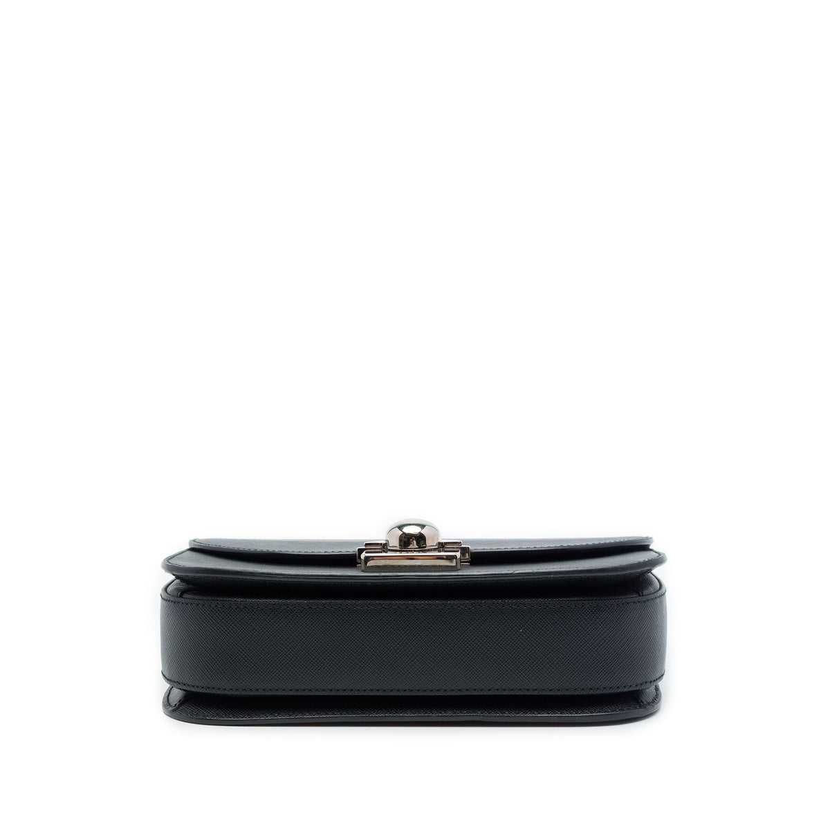 Prada Saffiano Lux Arcade Satchel — Black