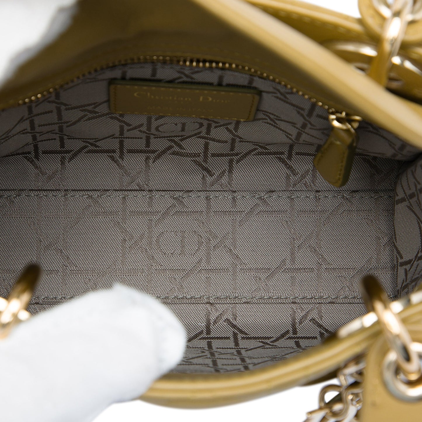 Dior Mini Lambskin Cannage Lady Dior