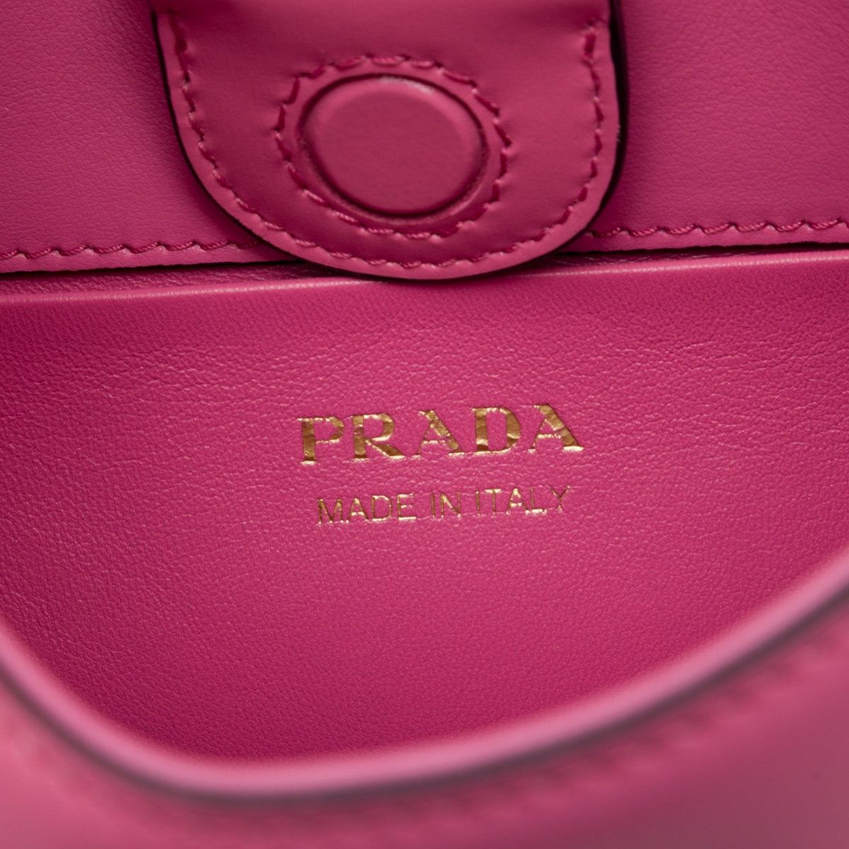 Prada Spazzolato Leather Cleo Shoulder Bag