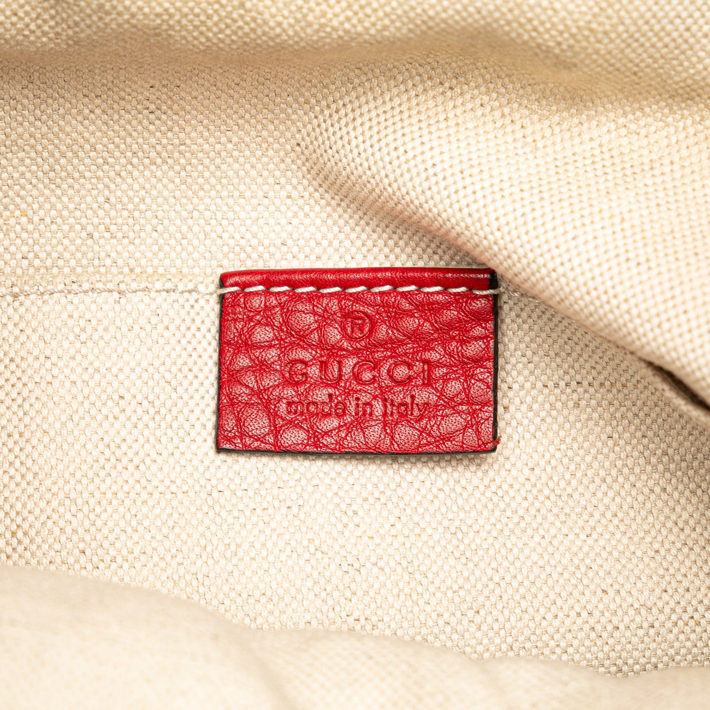 Gucci Leather Bamboo Tassel Backpack