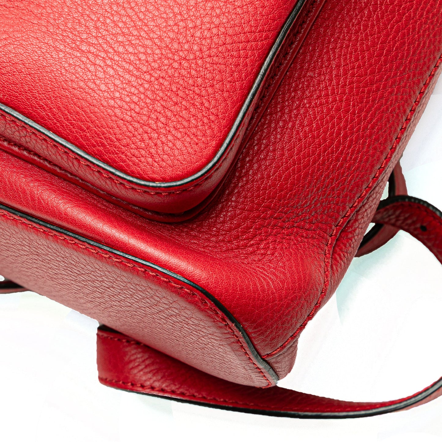 Gucci Leather Bamboo Tassel Backpack