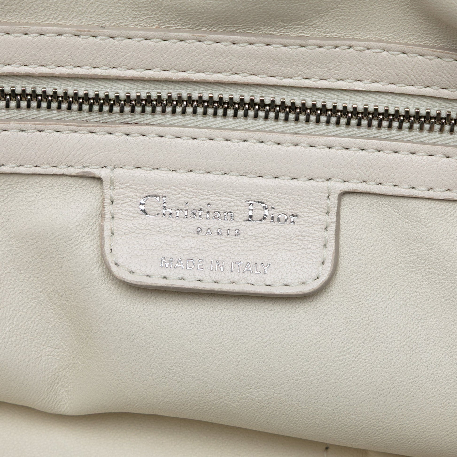 Dior Large Woven Lambskin Lady Dior Soft Shopping Tote