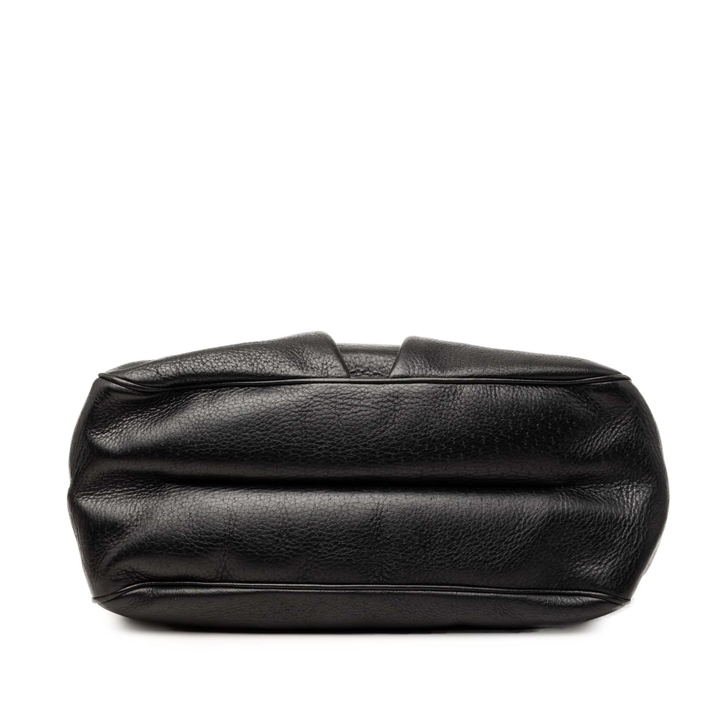 Ferragamo Leather Gancini Flap Handbag
