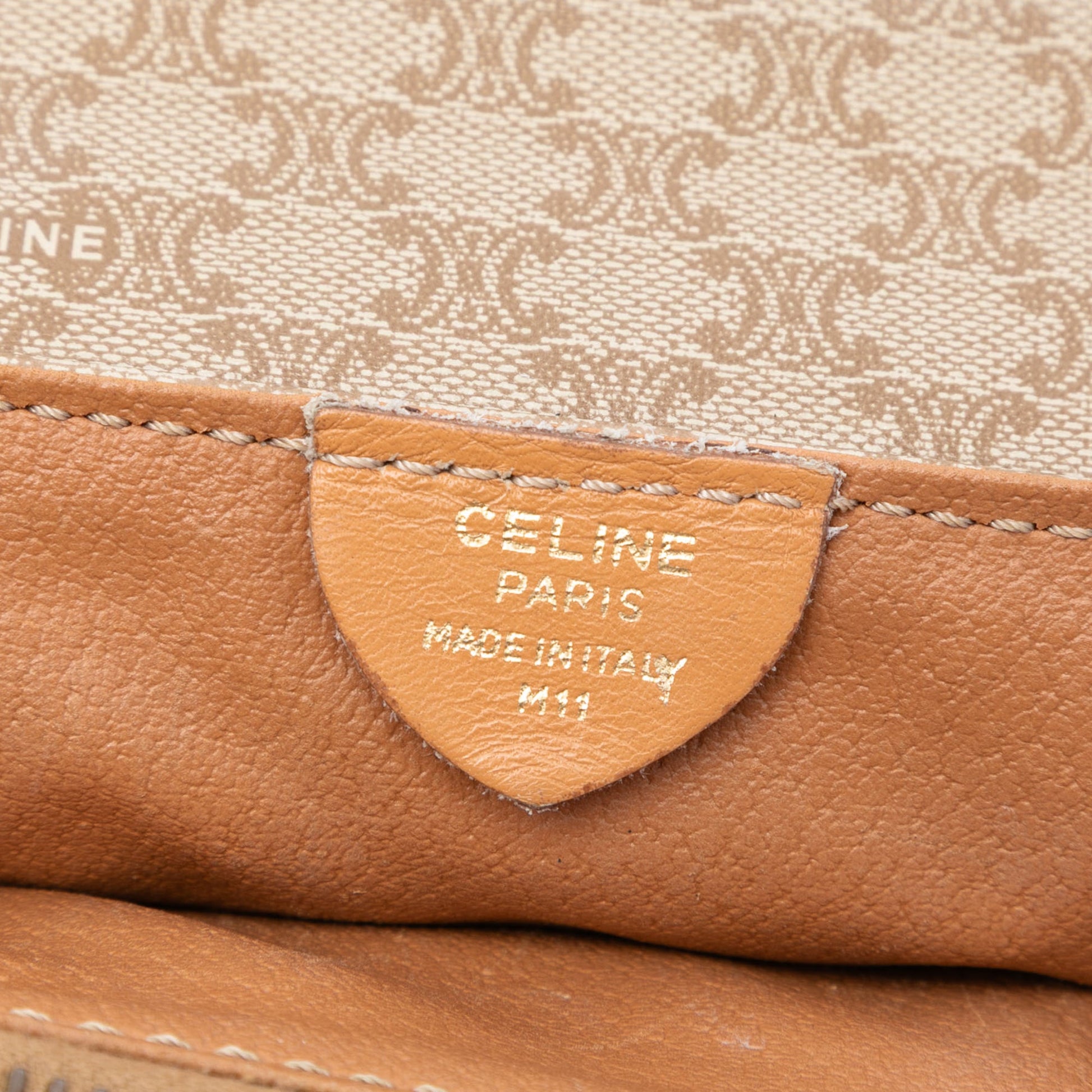 Celine Macadam Coated Canvas Crossbody