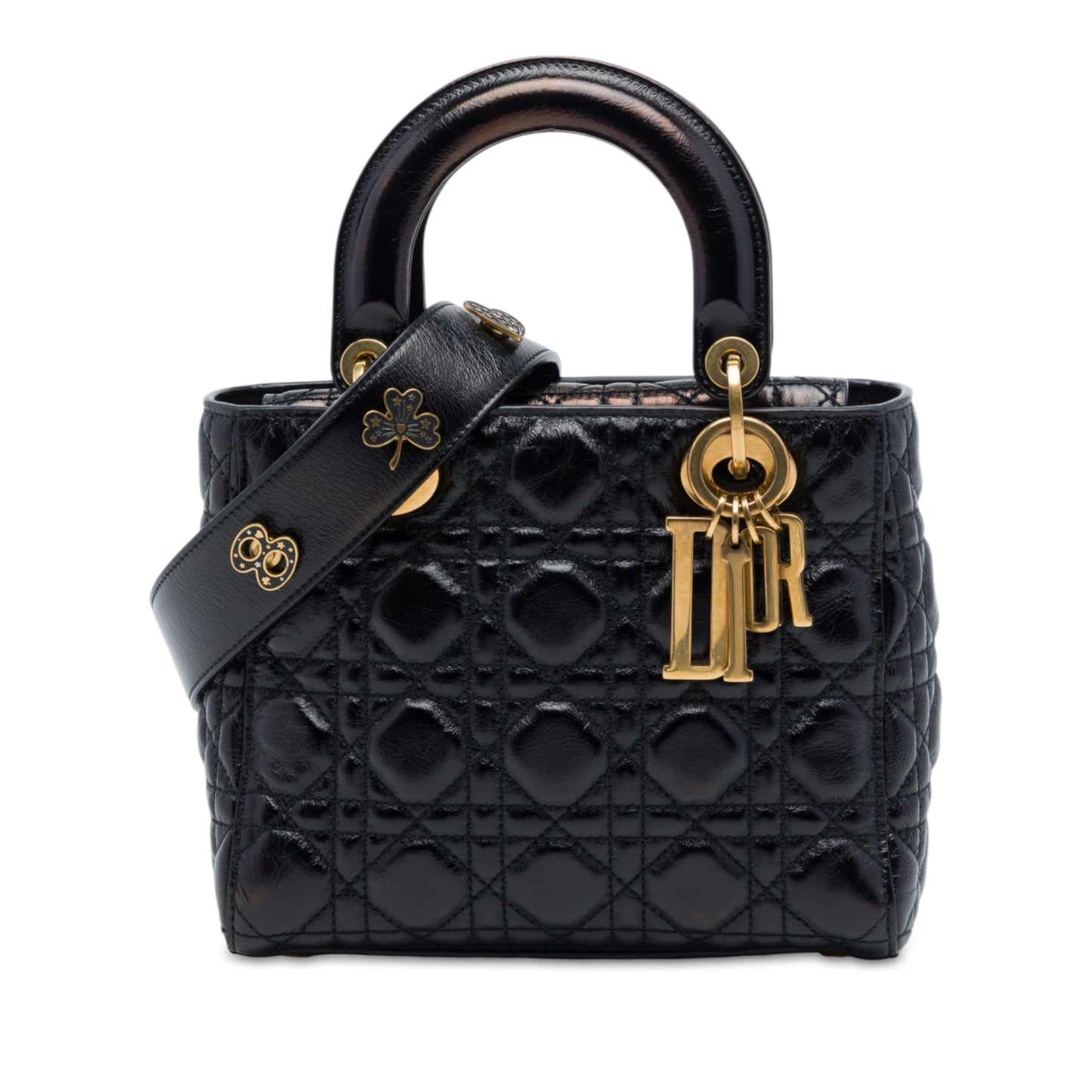 Dior Small Crinkled Patent Cannage My ABCDior Lady Dior