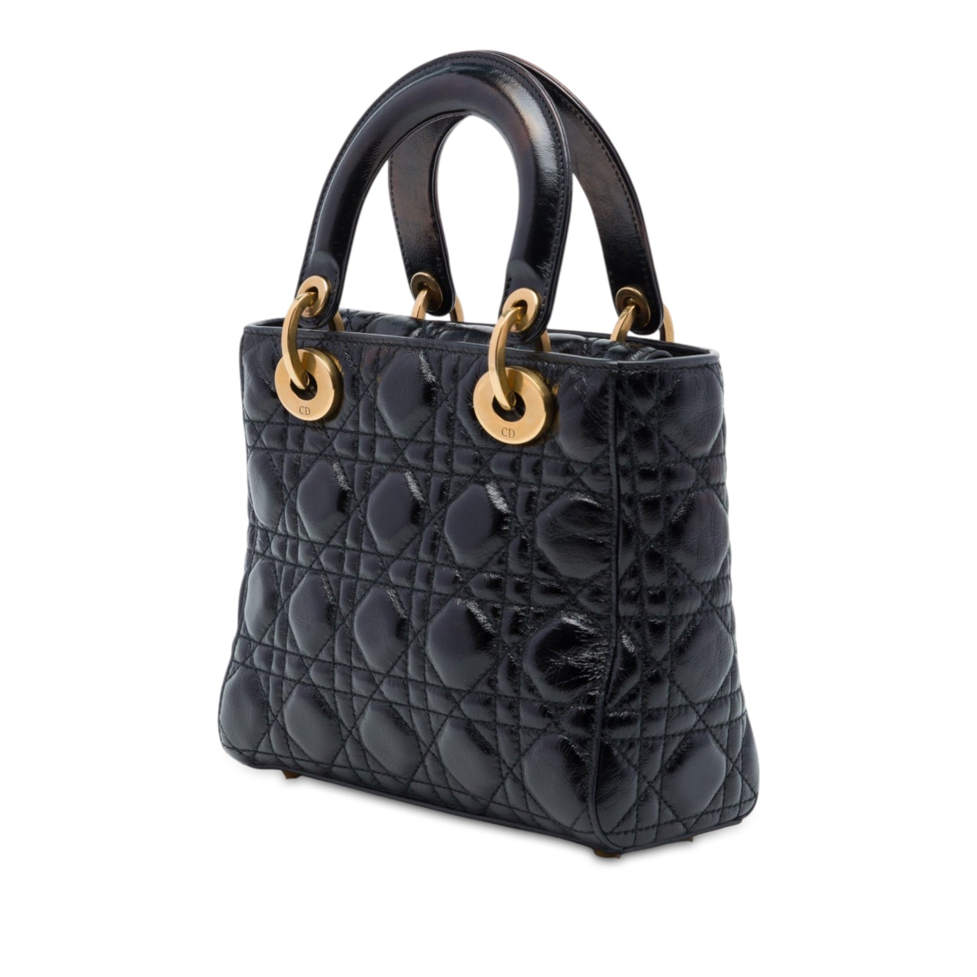 Dior Small Crinkled Patent Cannage My ABCDior Lady Dior