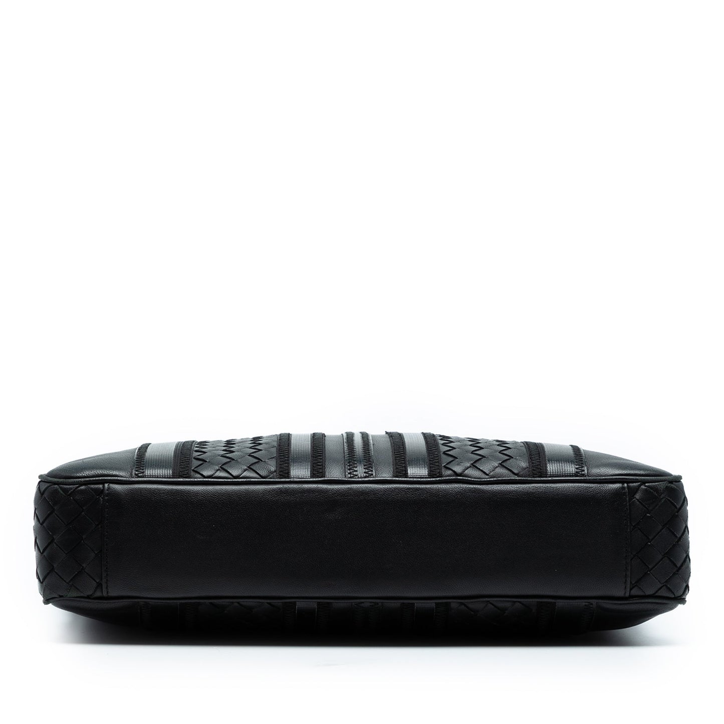 Bottega Veneta Nappa Intrecciato Tech Stripe Convertible Tote