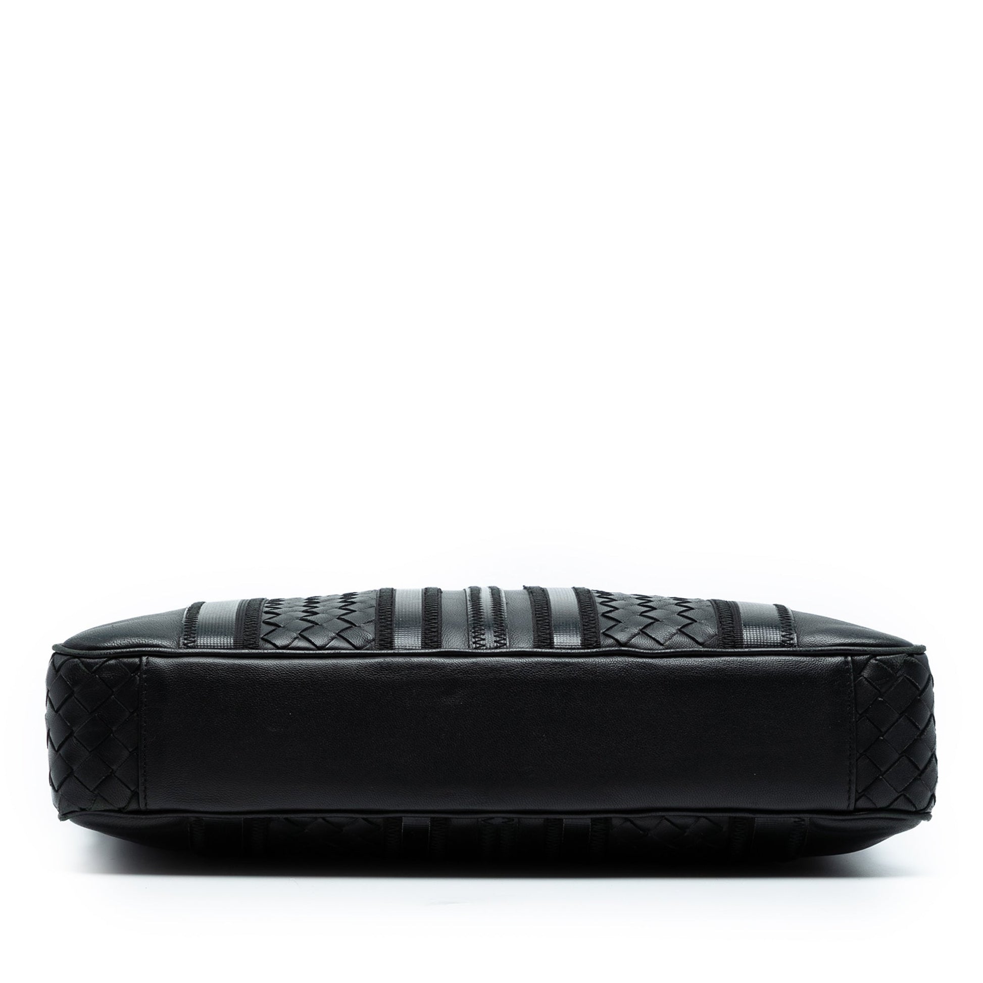 Bottega Veneta Nappa Intrecciato Tech Stripe Convertible Tote