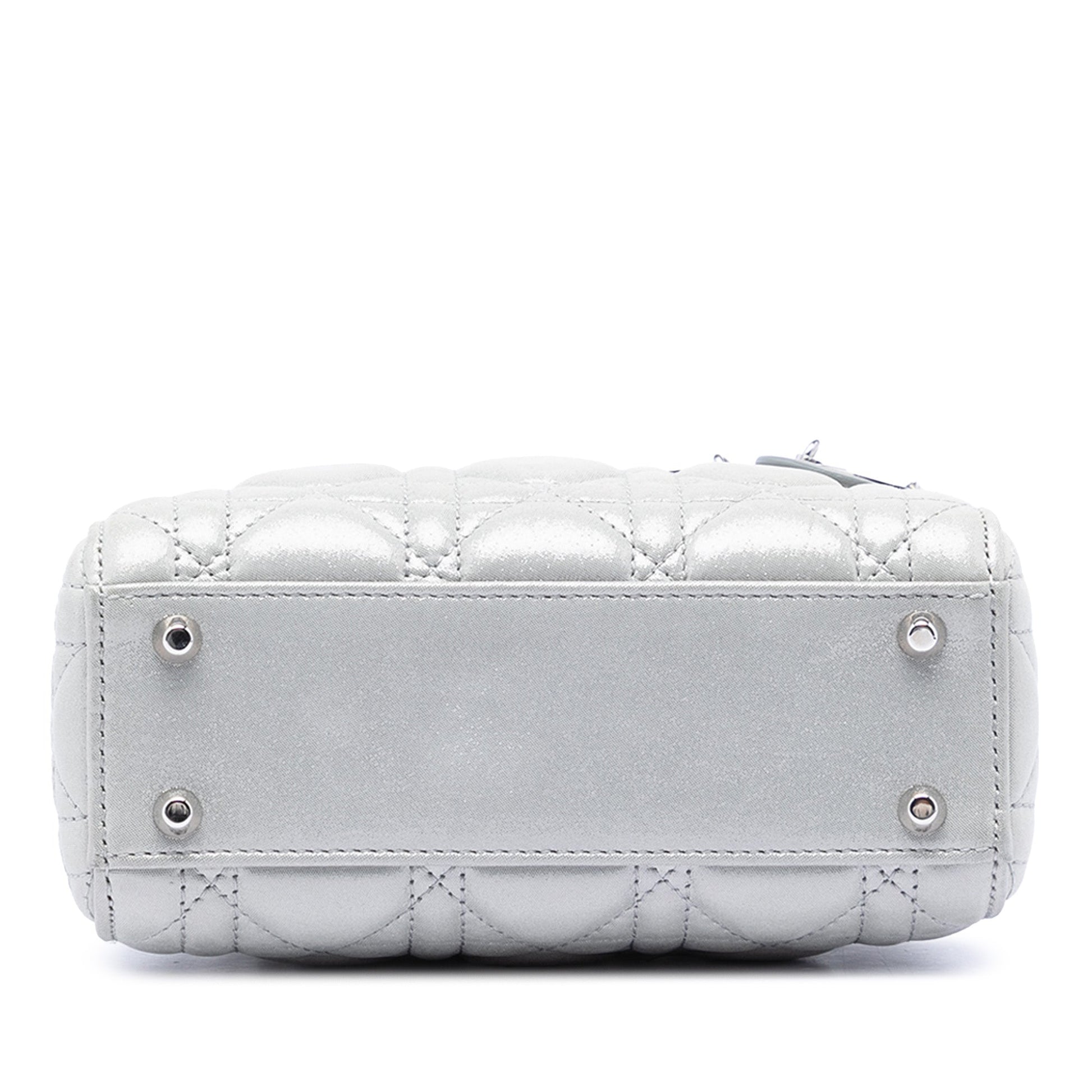 Dior Mini Iridescent Lambskin Cannage Lady Dior