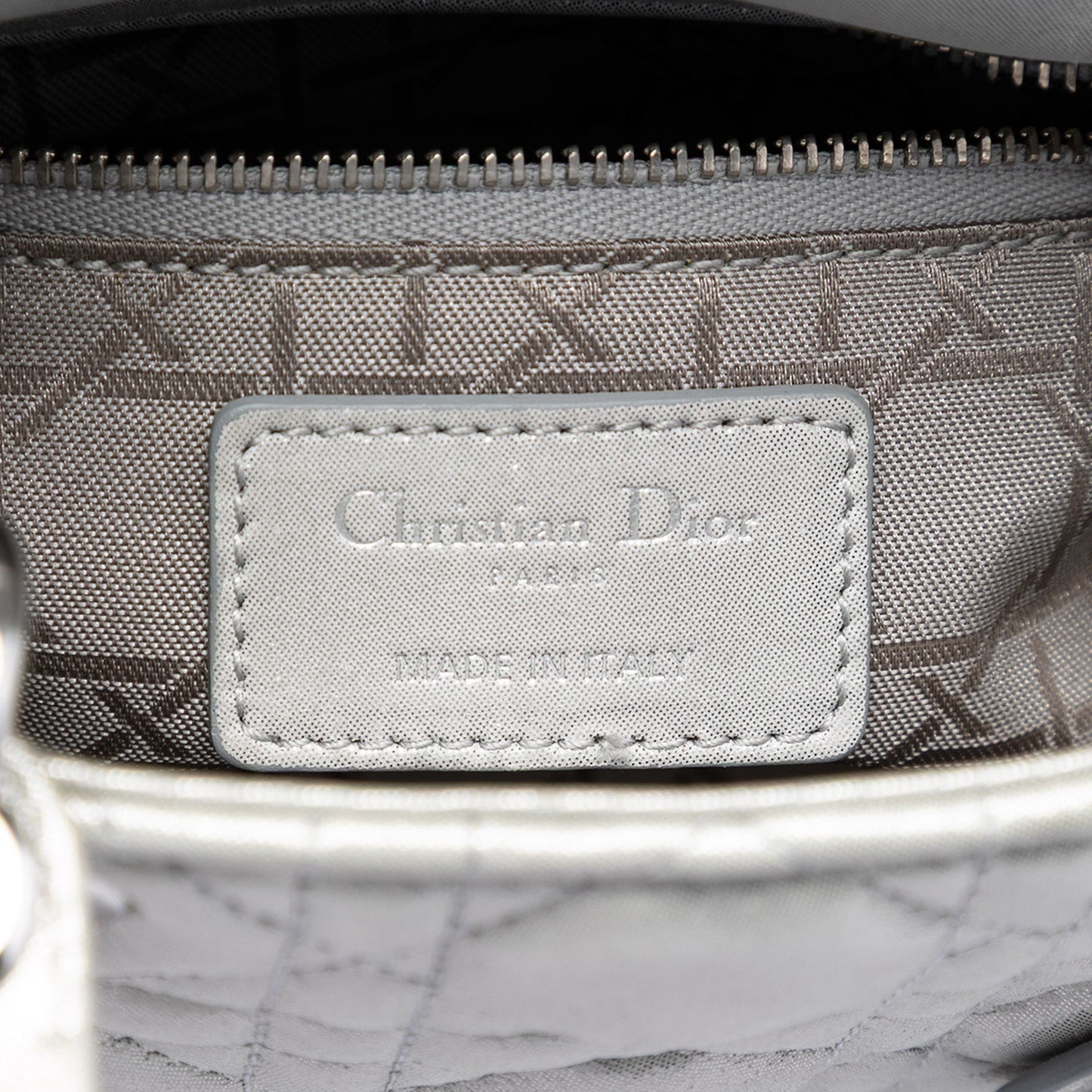 Dior Mini Iridescent Lambskin Cannage Lady Dior