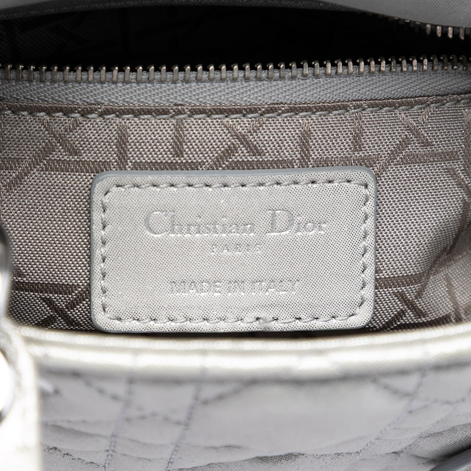 Dior Mini Iridescent Lambskin Cannage Lady Dior