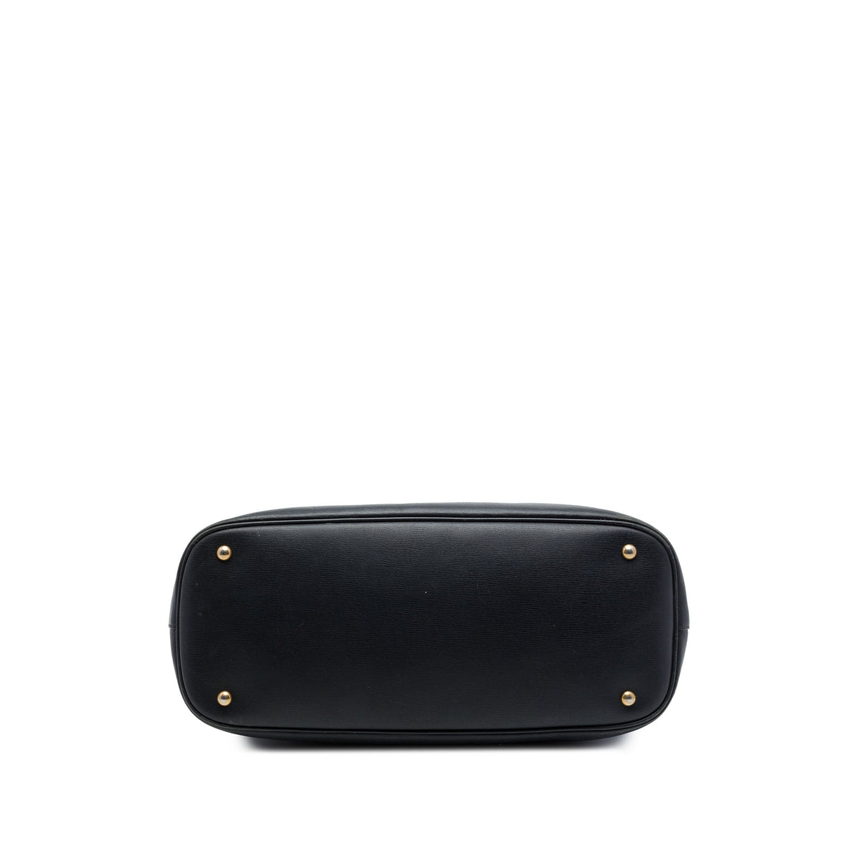 Gucci Calfskin Bright Bit Tote — Black