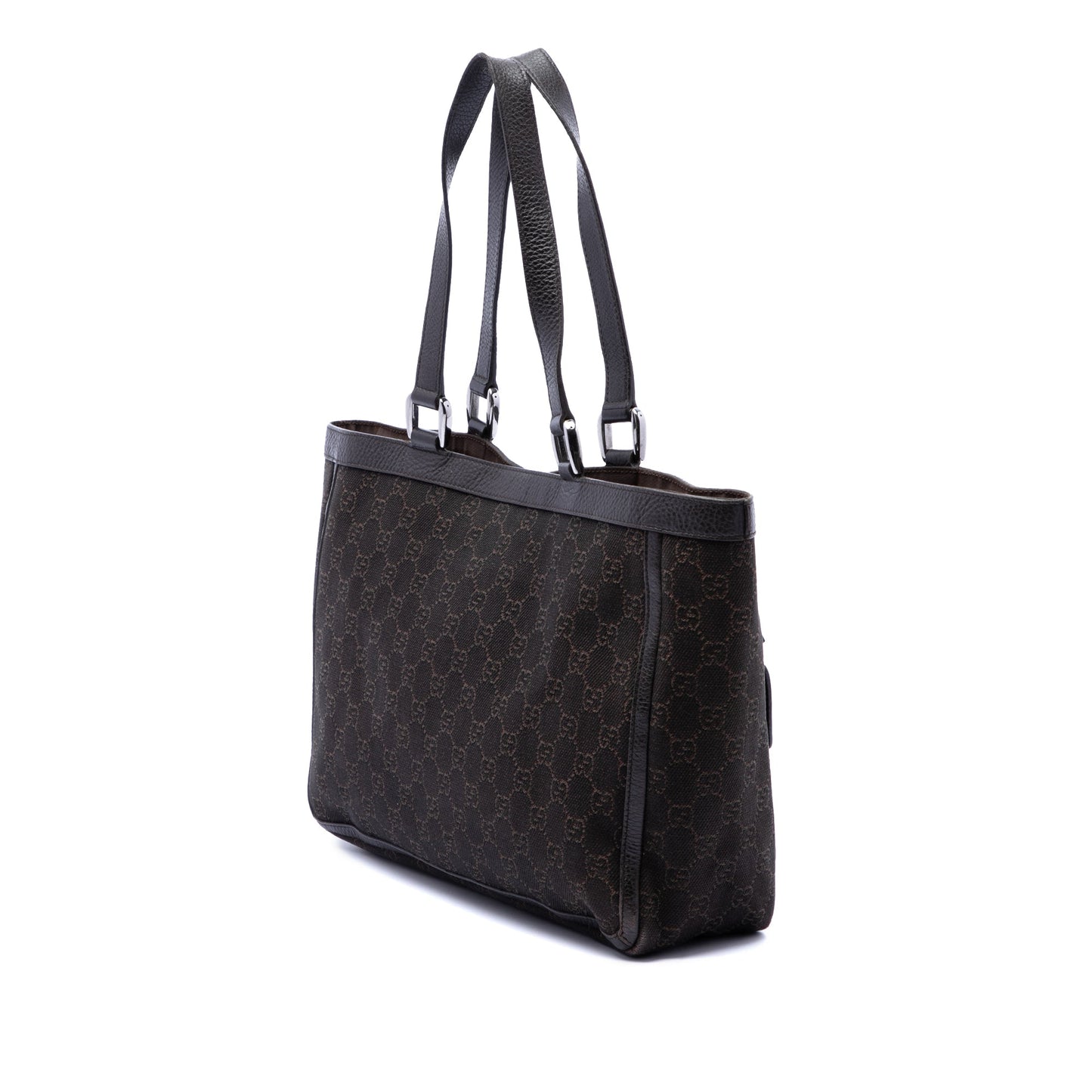 Gucci GG Denim Abbey D Ring Pocket Tote