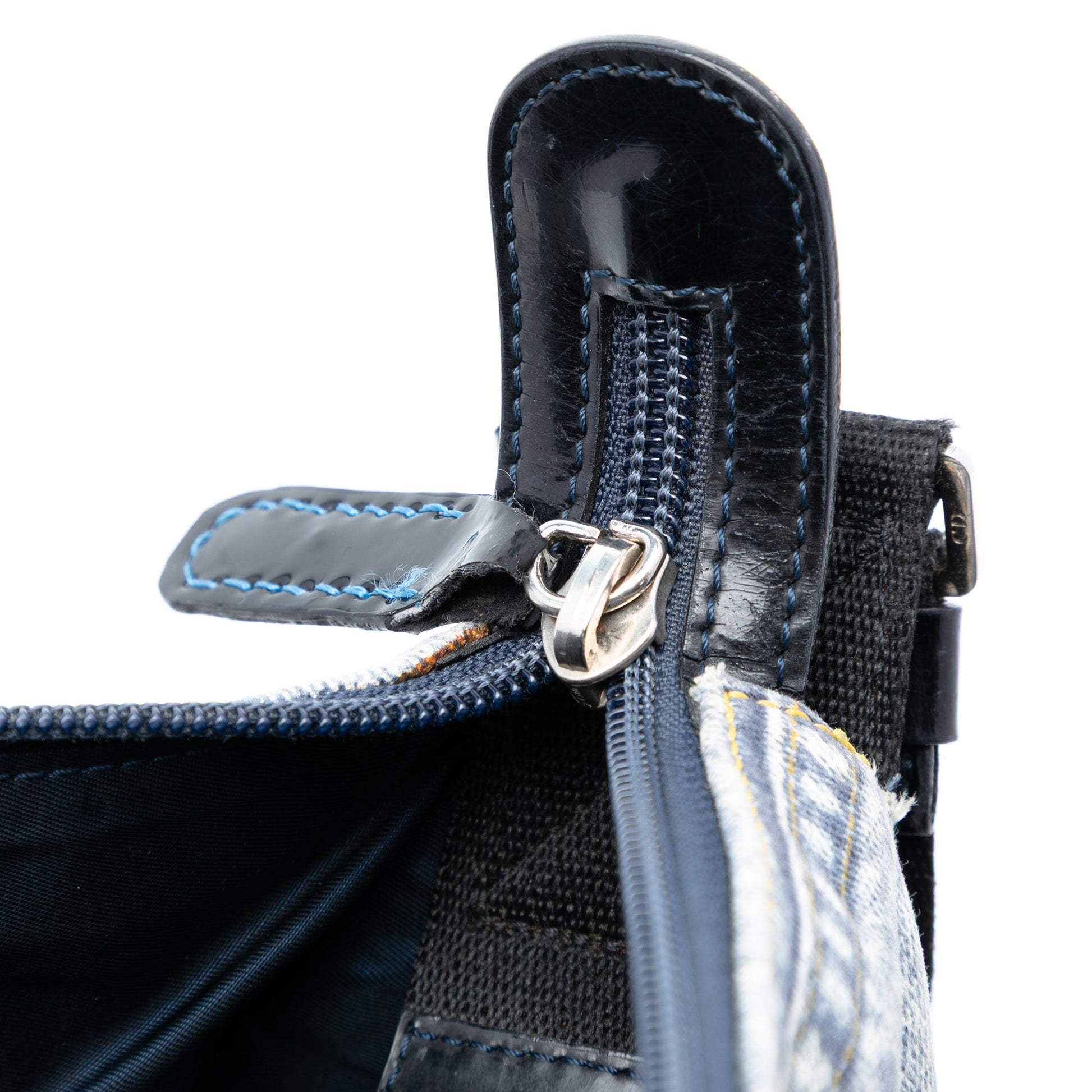Dior Printed Denim Speedway Crossbody