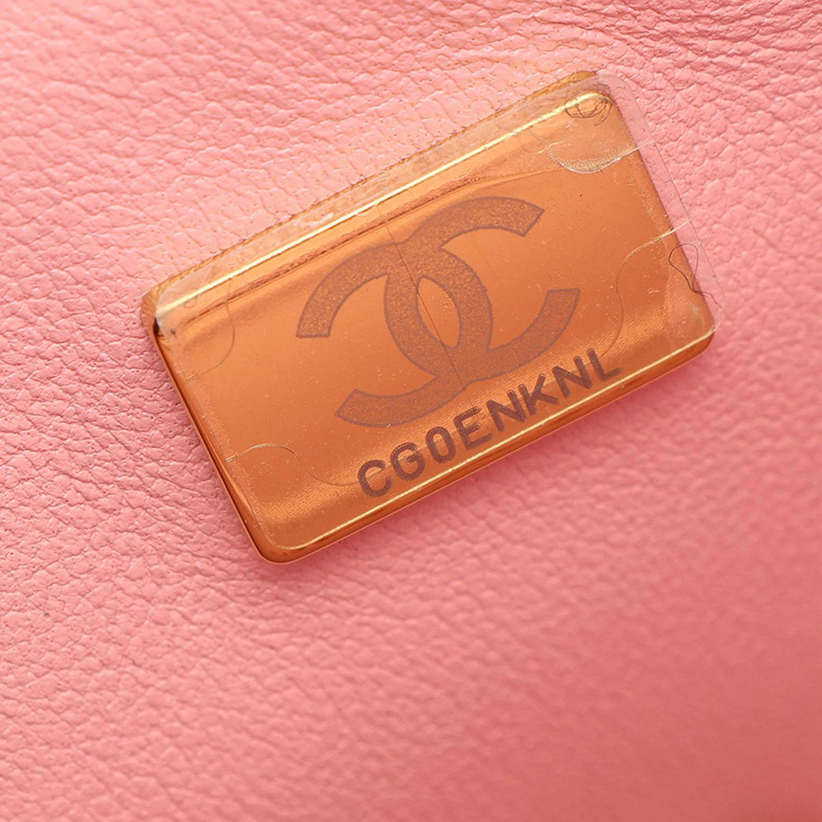 Chanel Mini Rectangular Tweed Single Flap — Pink