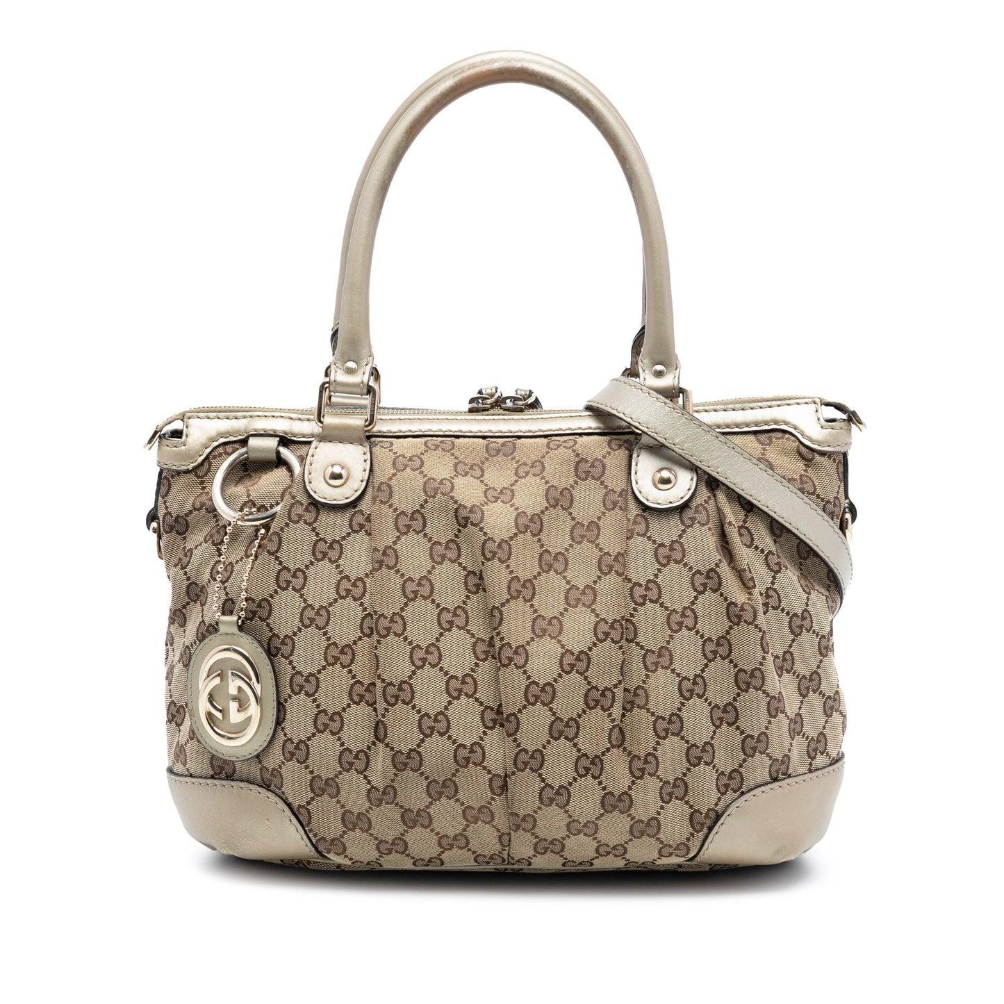 Gucci GG Canvas Sukey Satchel