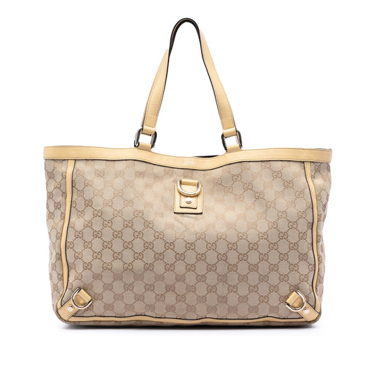 Gucci GG Canvas Abbey D Ring Tote