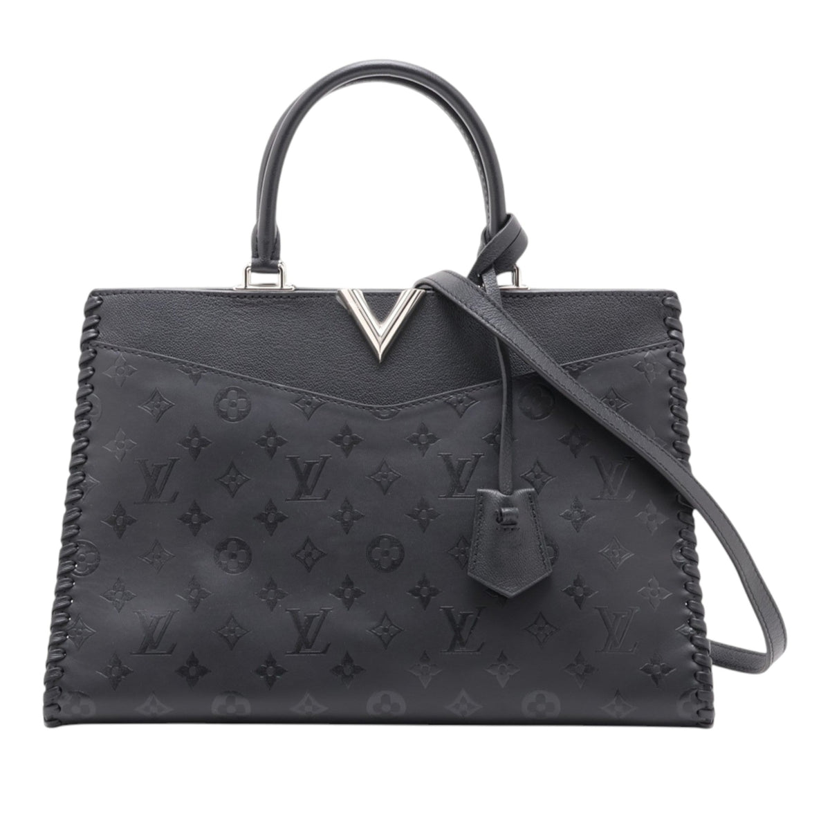 Louis Vuitton Monogram Cuir Plume Very Zipped Tote